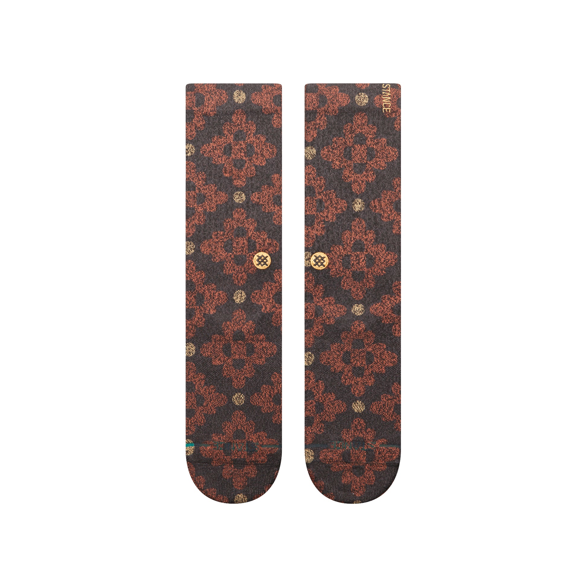 Stance San Lucas Crew Sock Dark Brown
