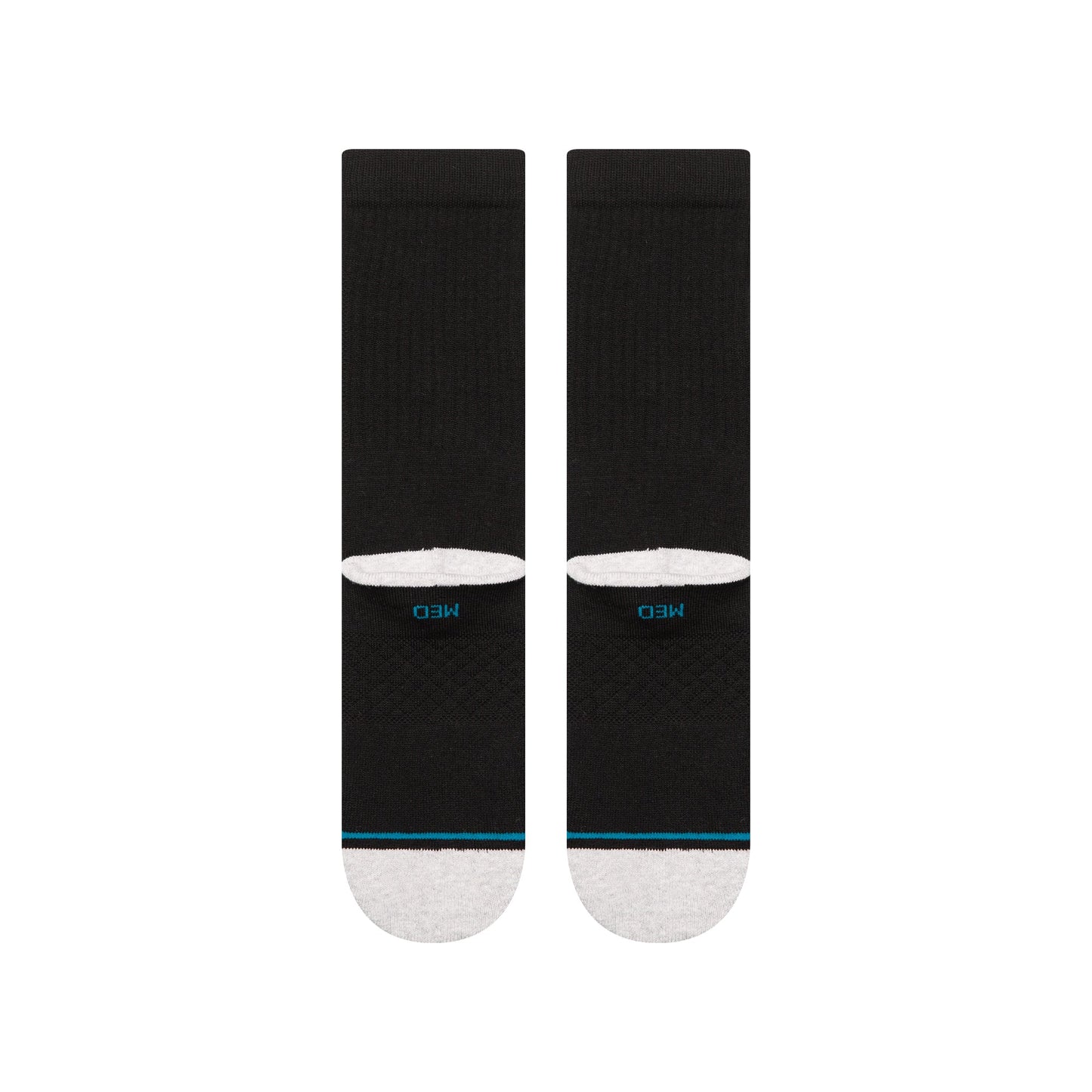 Stance Smashed Crew Sock Black