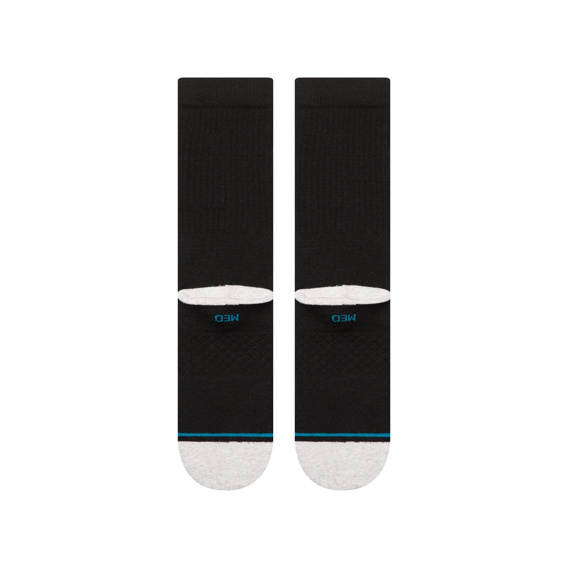 Stance Smashed Crew Sock Black