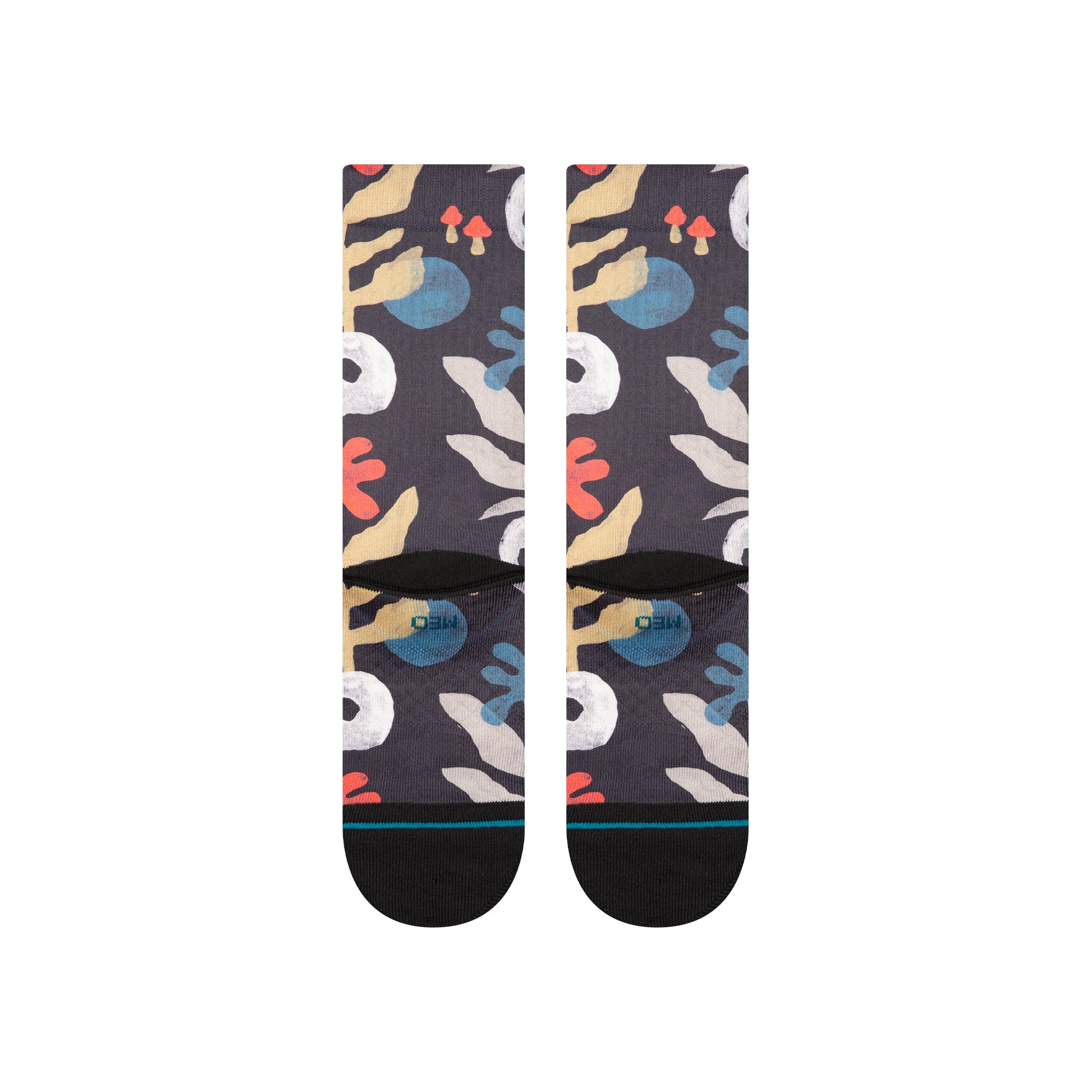 Stance Tropiskull Crew Sock Black
