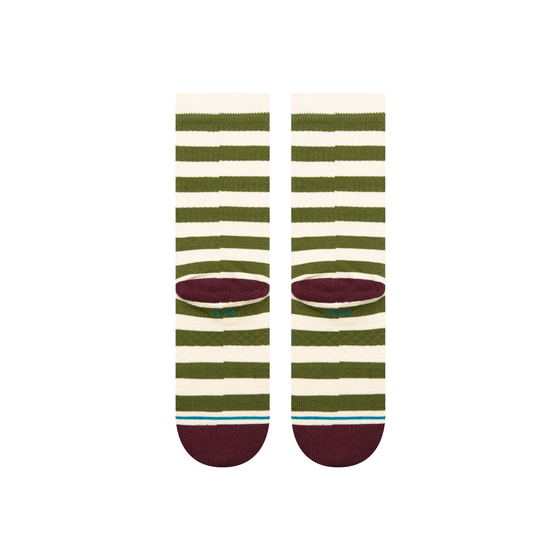 Stance Breton Crew Sock Green