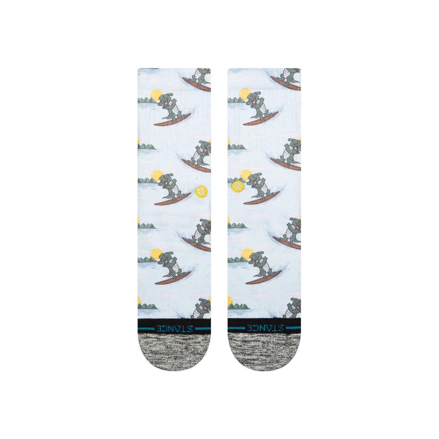 Stance Later Gator Crew Sock Light Blue