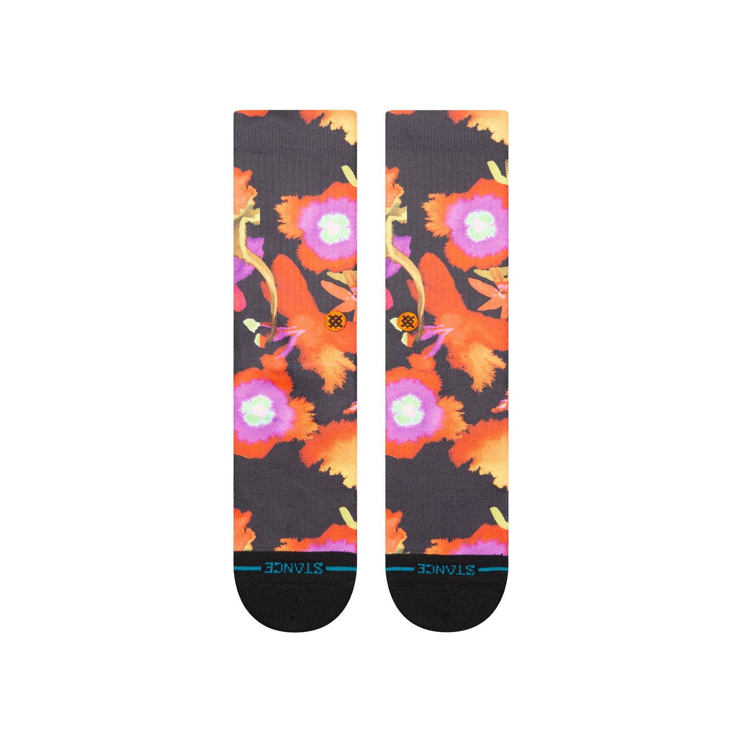Stance Watered Crew Sock Black
