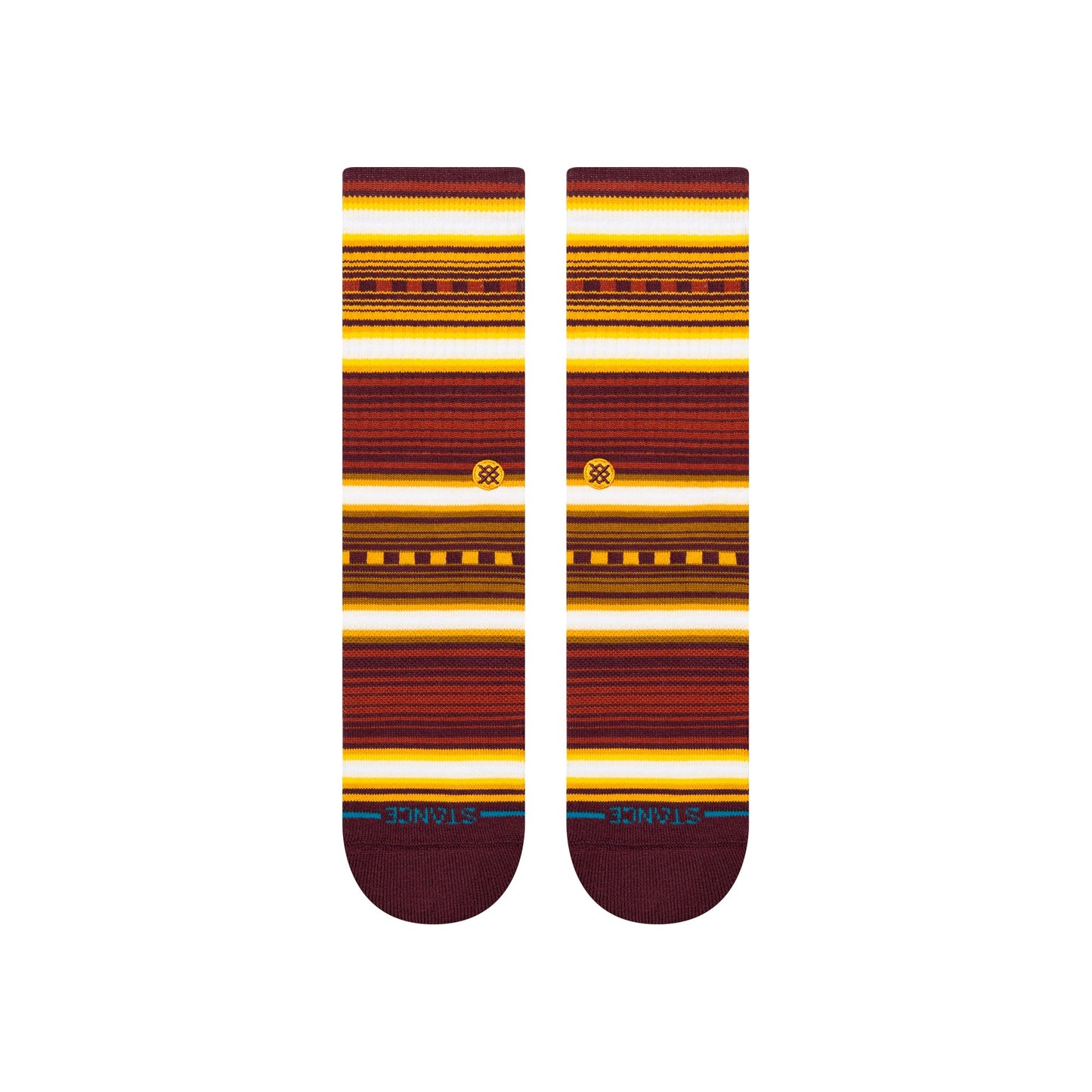 Stance Windy Pine Crew Sock Rust
