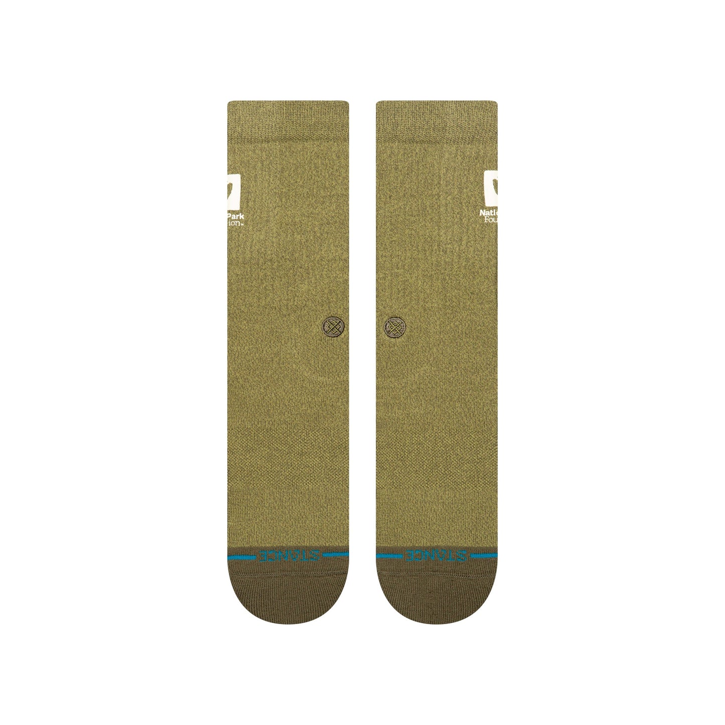 National Park Crew Sock Military Green