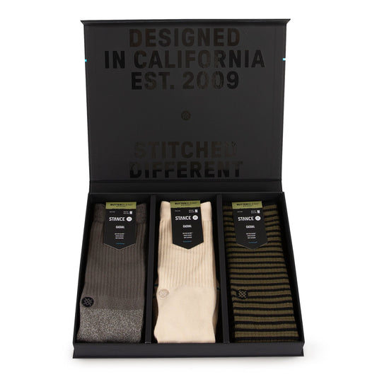 Stance Butter Blend Crew Box Set Sock Grey