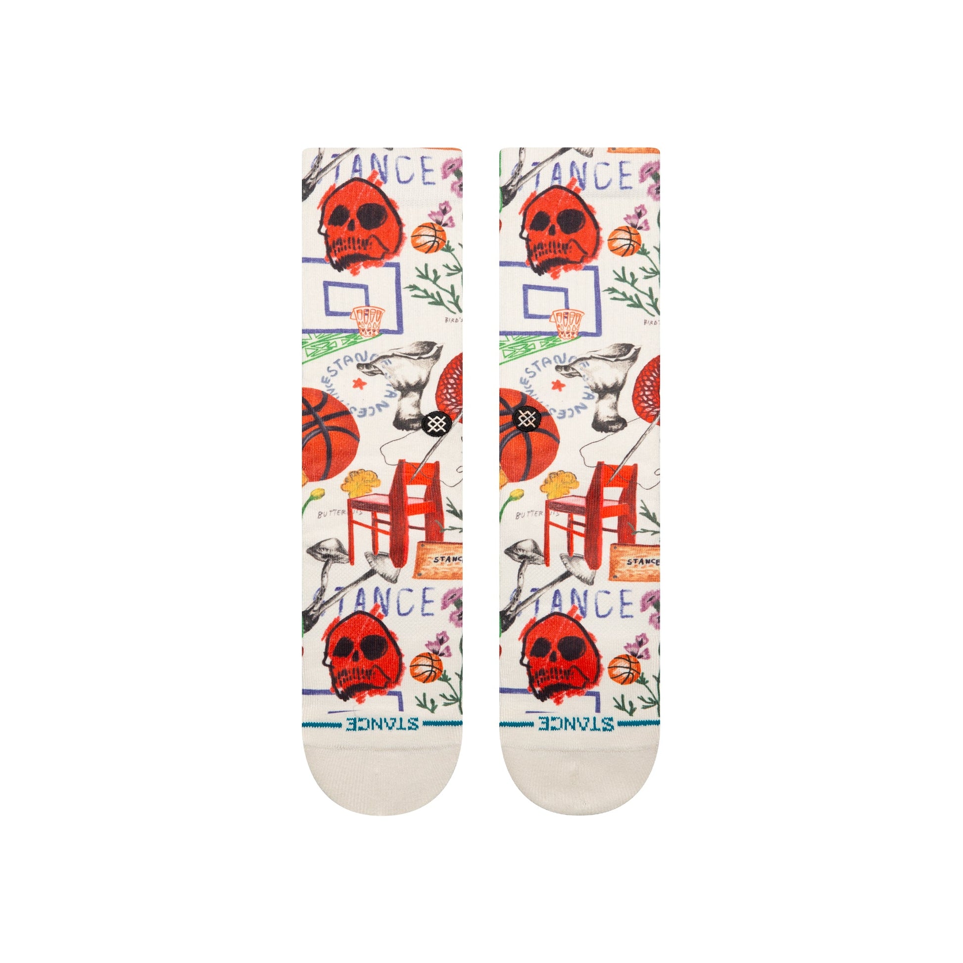 Stance Calication Crew Sock Canvas
