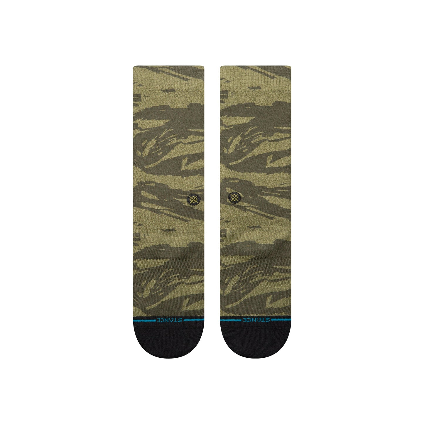 Stance Camoblend Crew Sock Dark Green