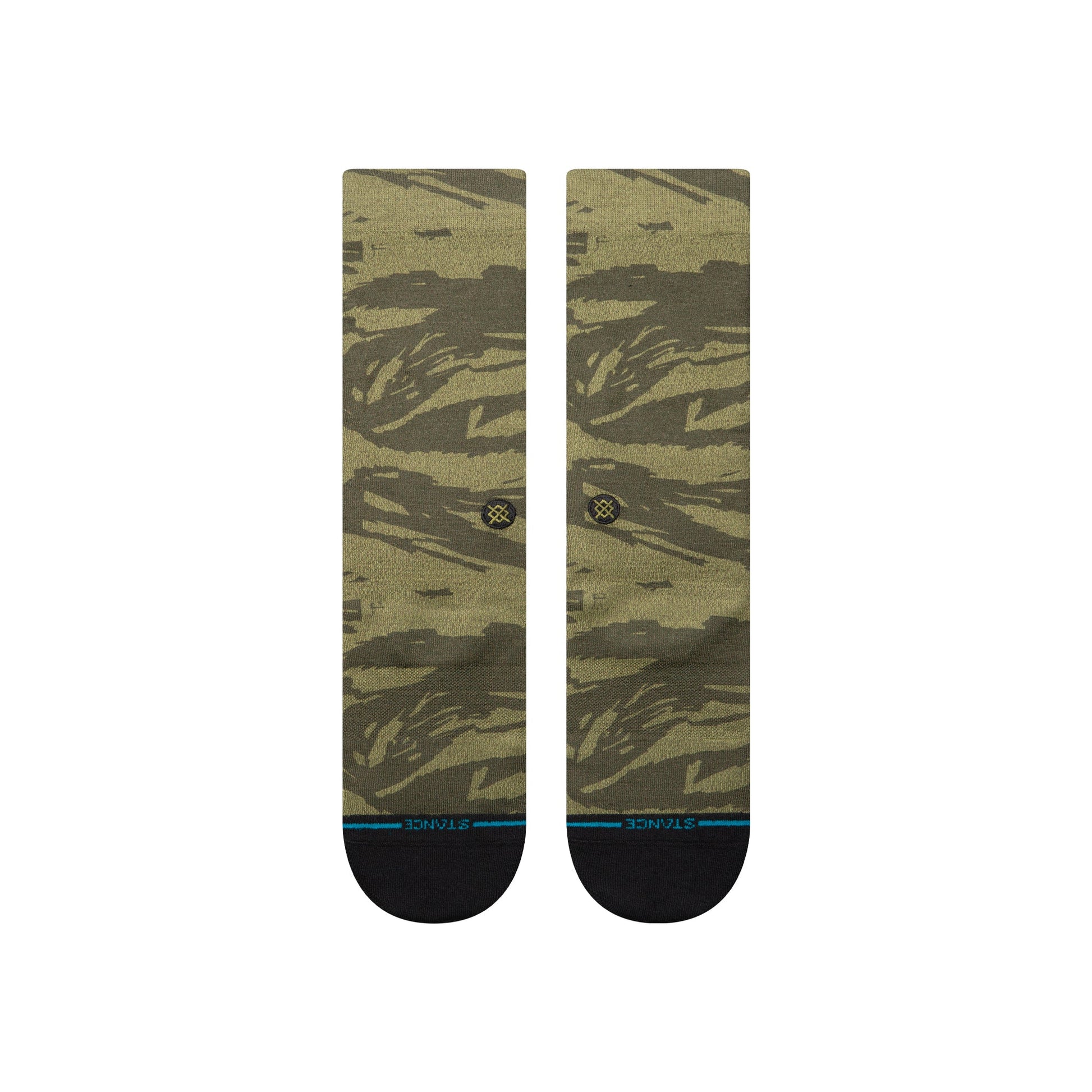 Stance Camoblend Crew Sock Dark Green