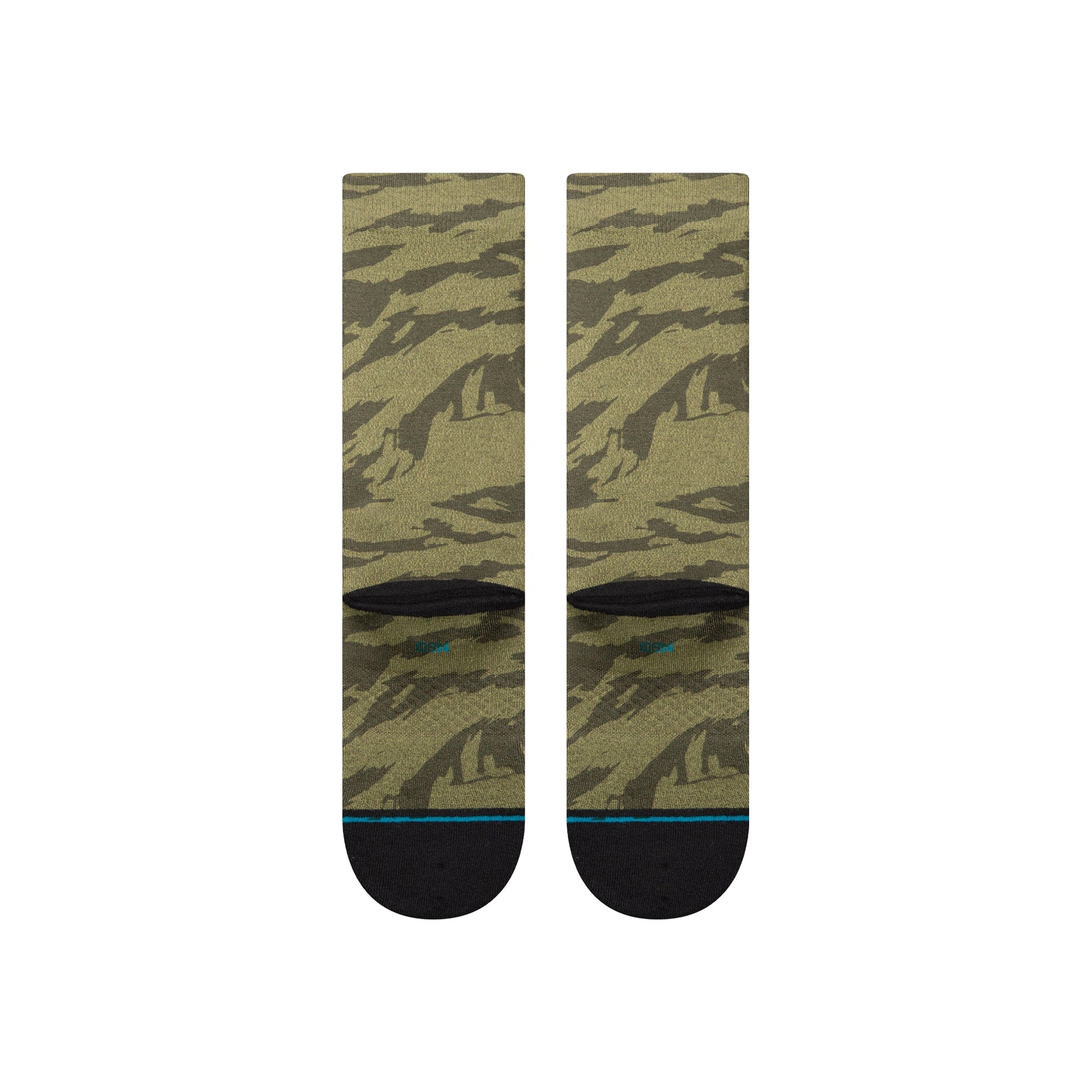 Stance Camoblend Crew Sock Dark Green