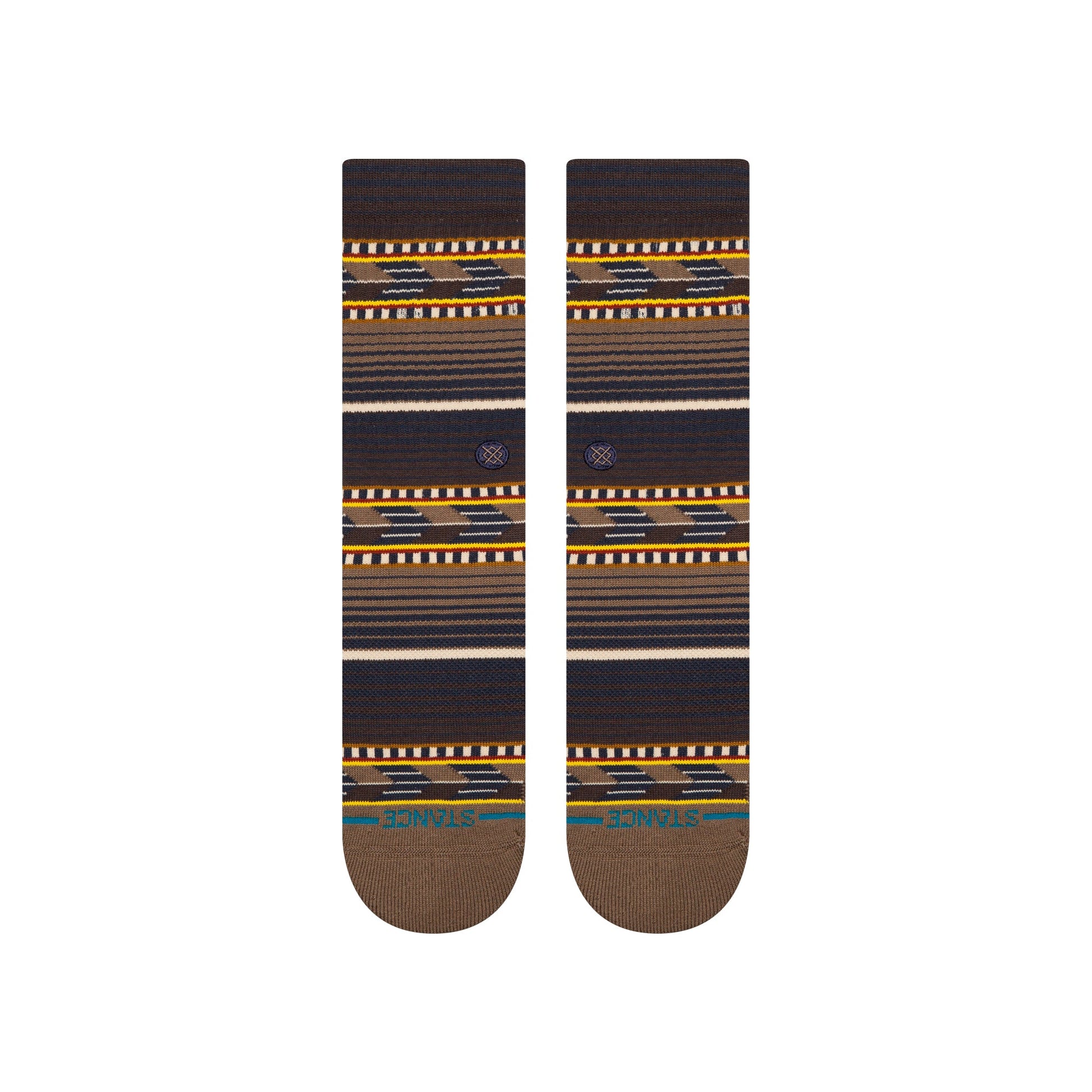 Stance Cedar Rock Crew Sock Brown