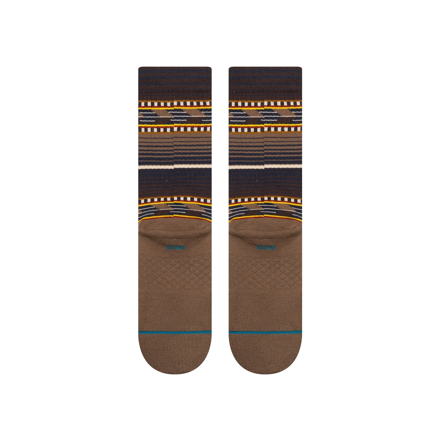 Stance Cedar Rock Crew Sock Brown