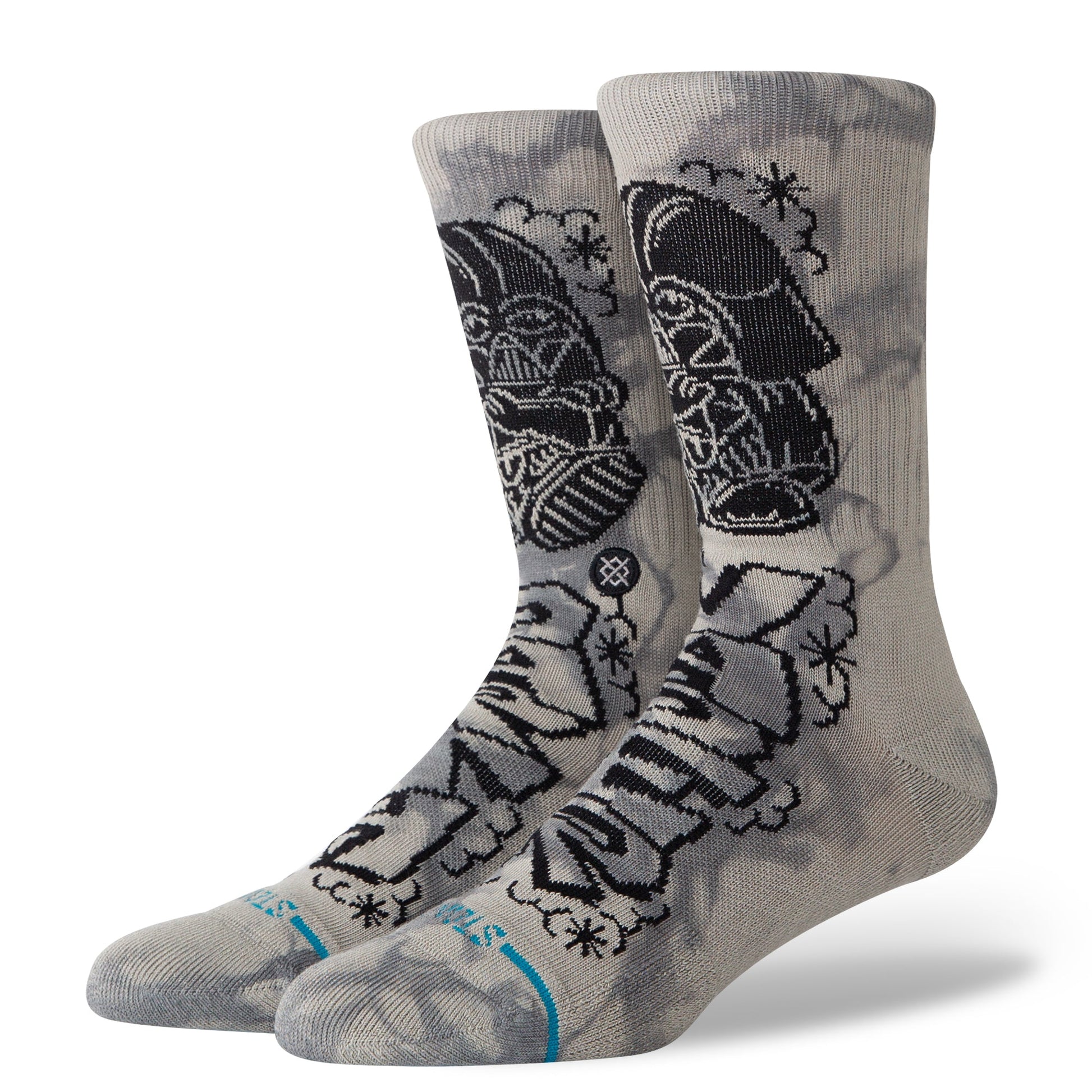 Stance Dj Darth Crew Sock Black