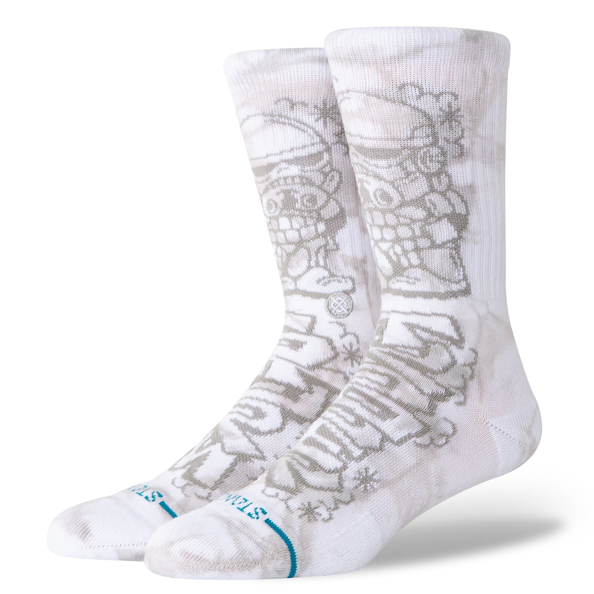 Stance Dj Trooper Crew Sock White
