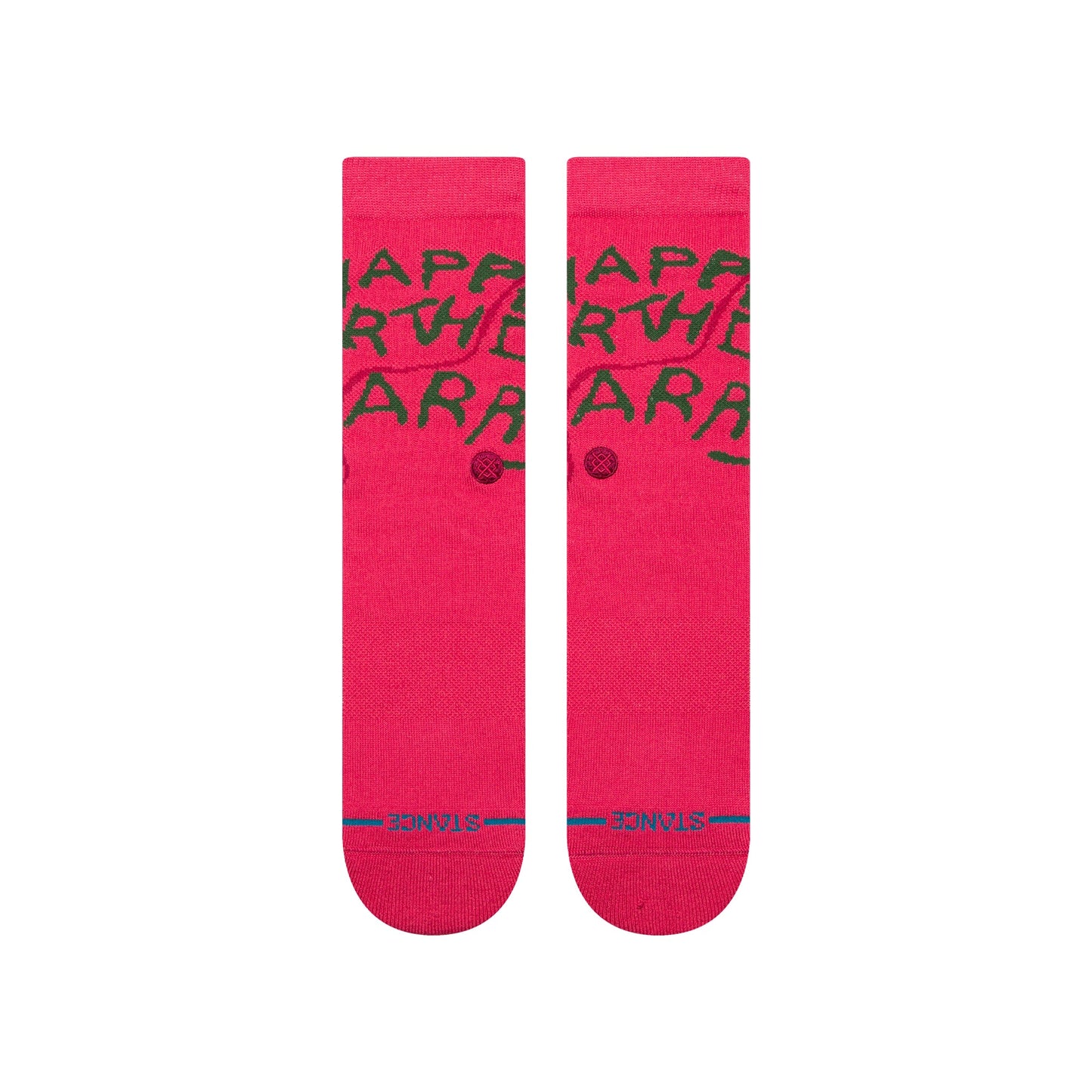 Stance Happee Crew Sock Pink