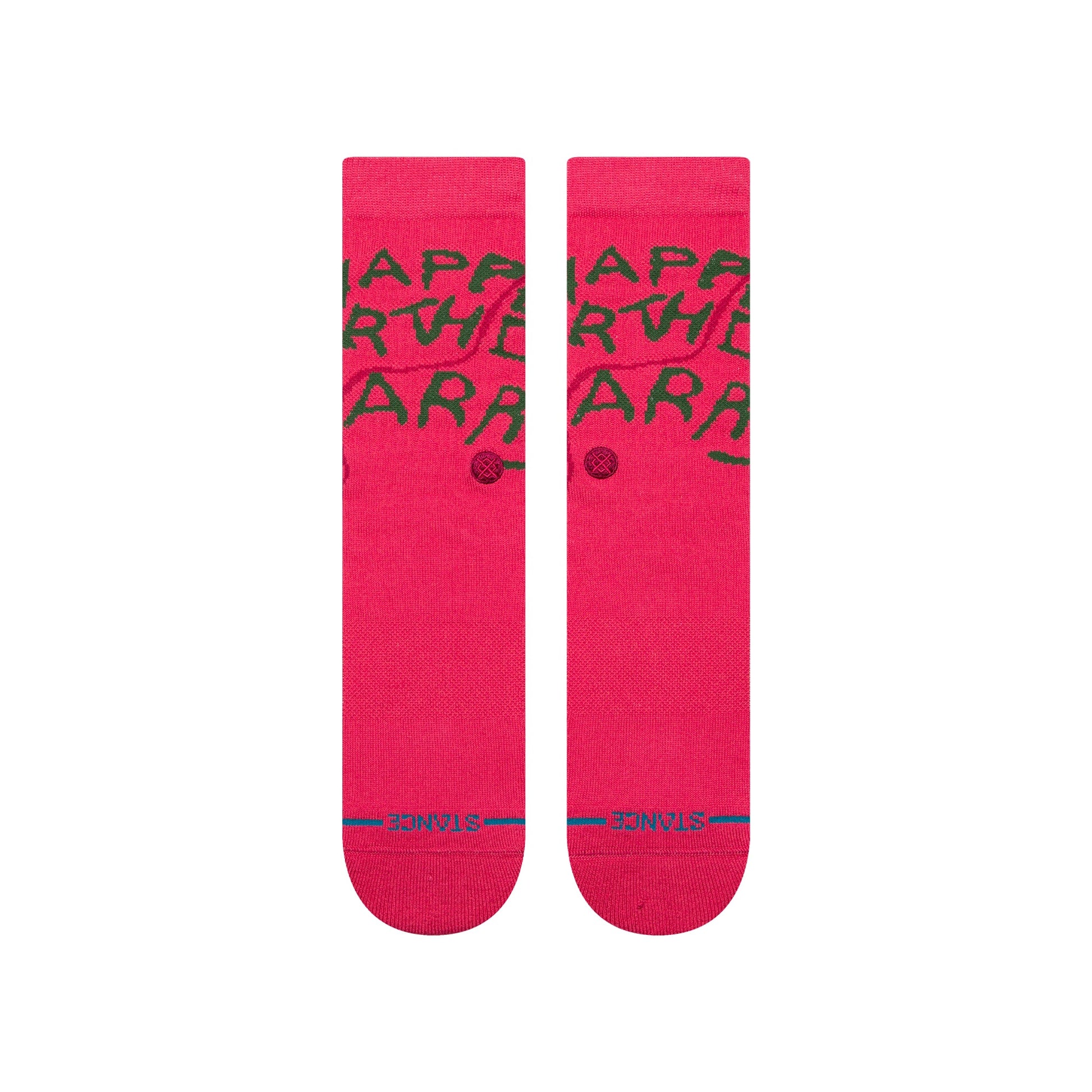 Stance Happee Crew Sock Pink