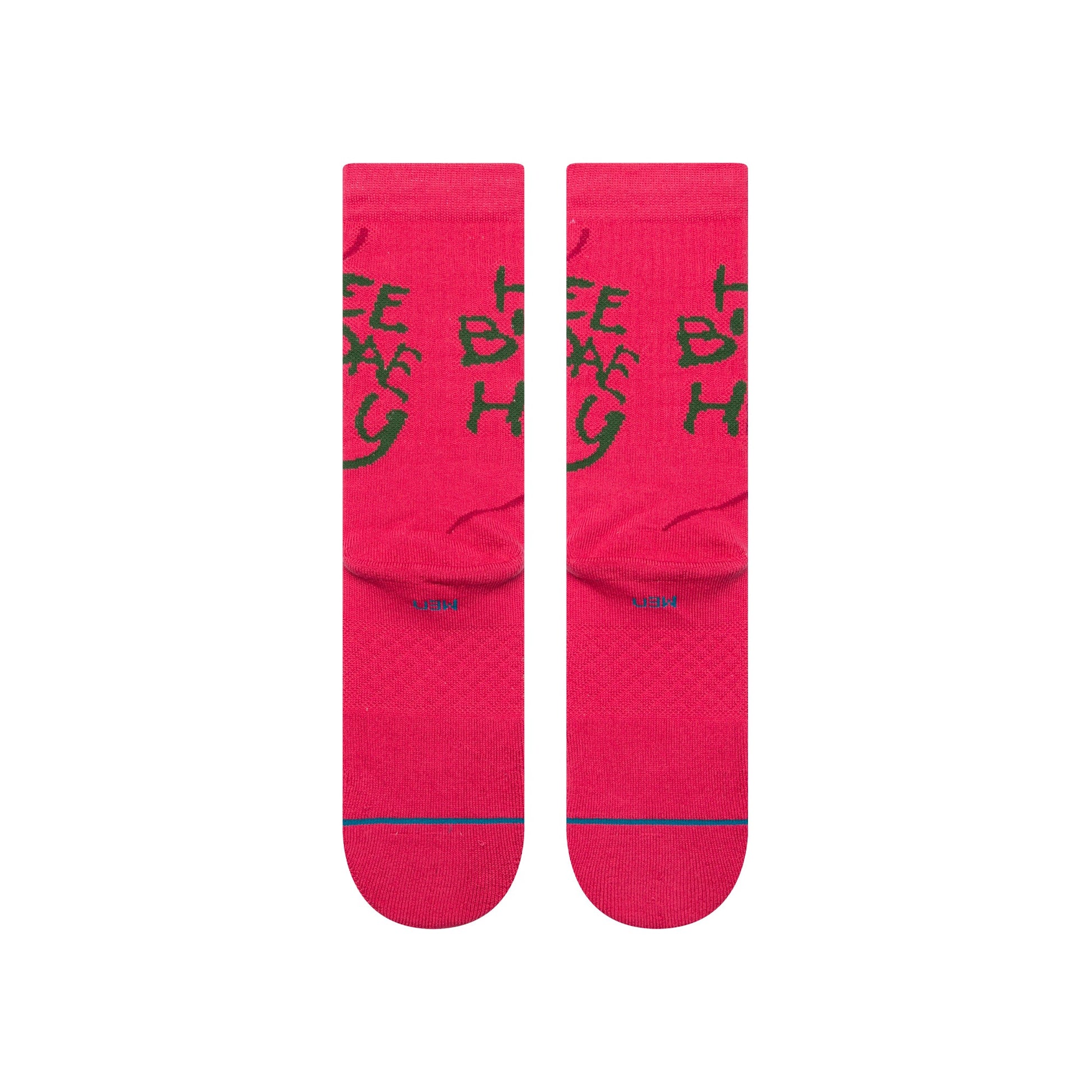 Stance Happee Crew Sock Pink