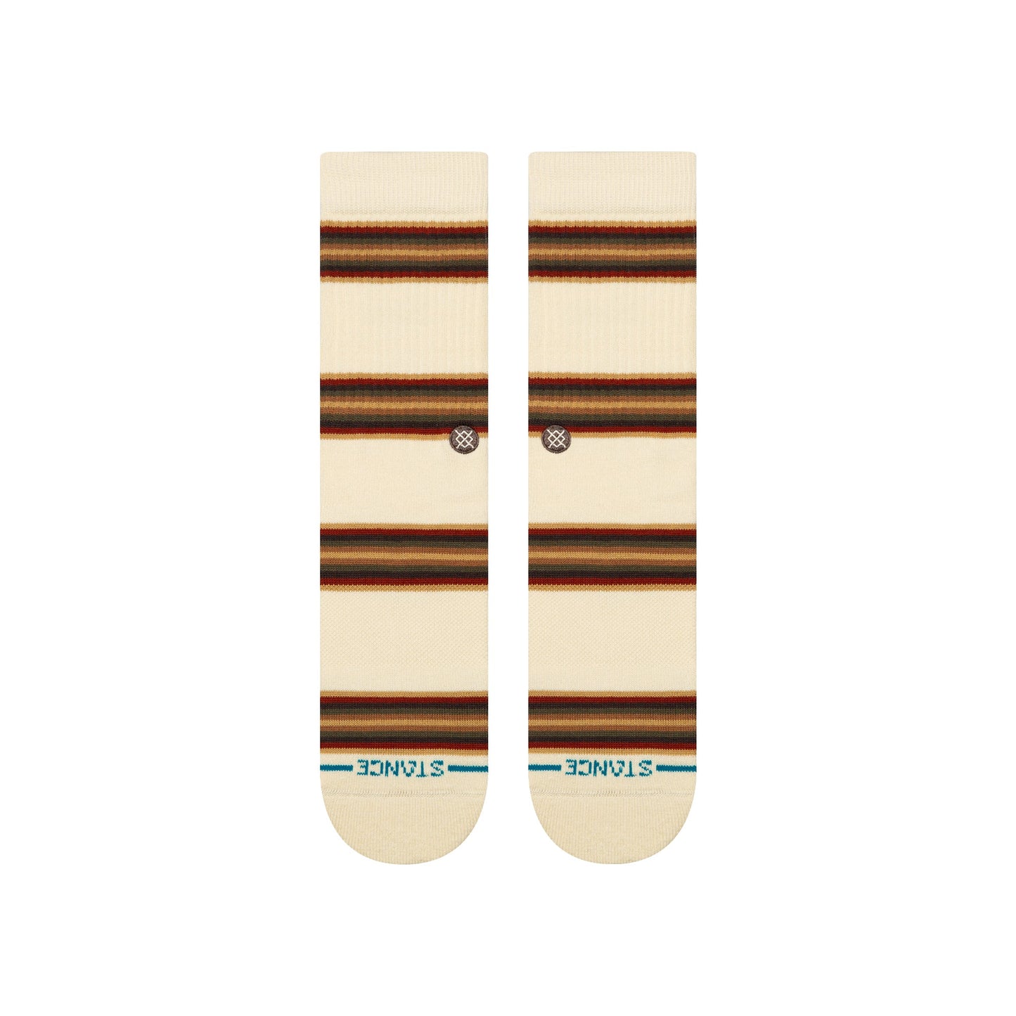 Stance Hill Top Crew Sock Canvas
