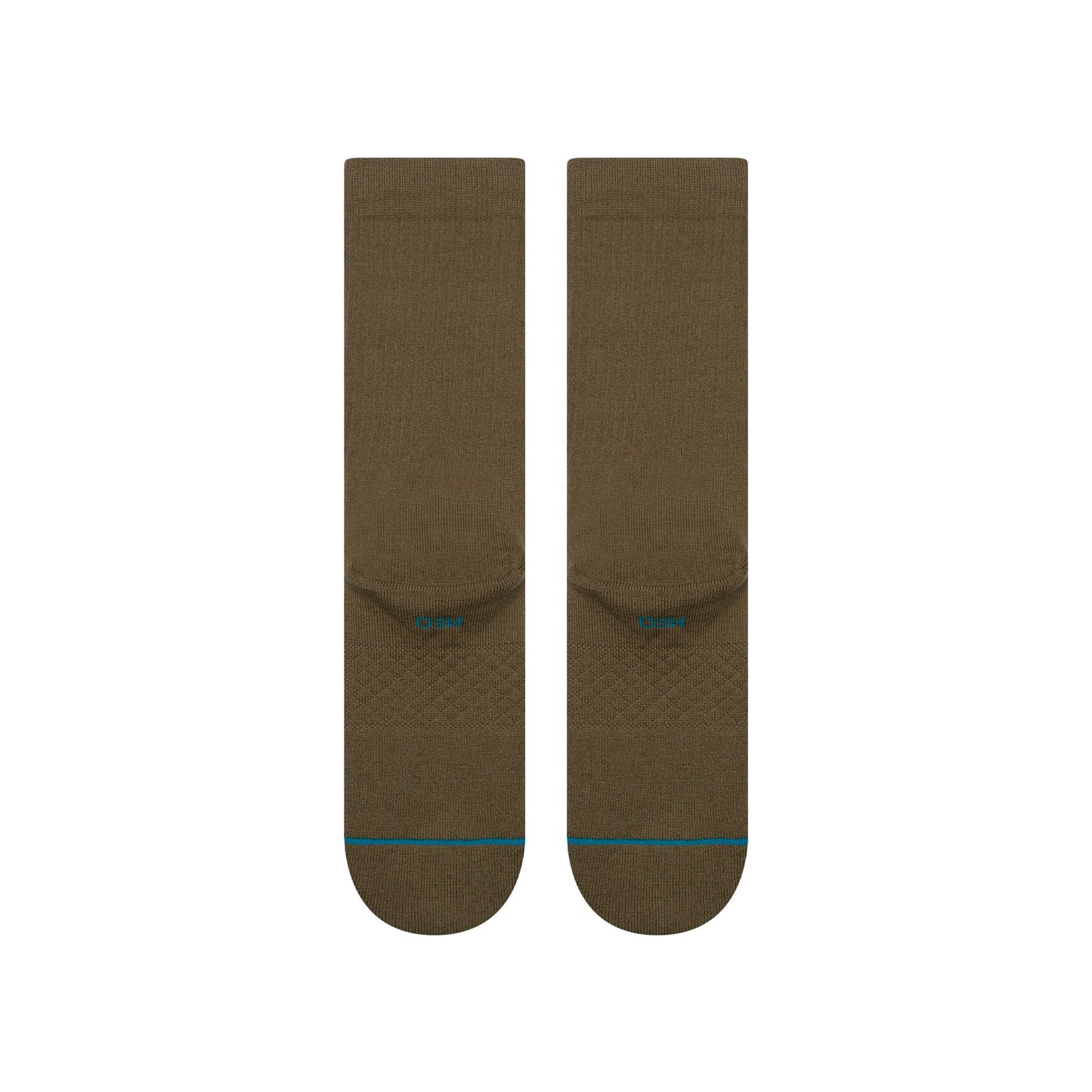 Stance Icon Organic Crew Sock Dark Green