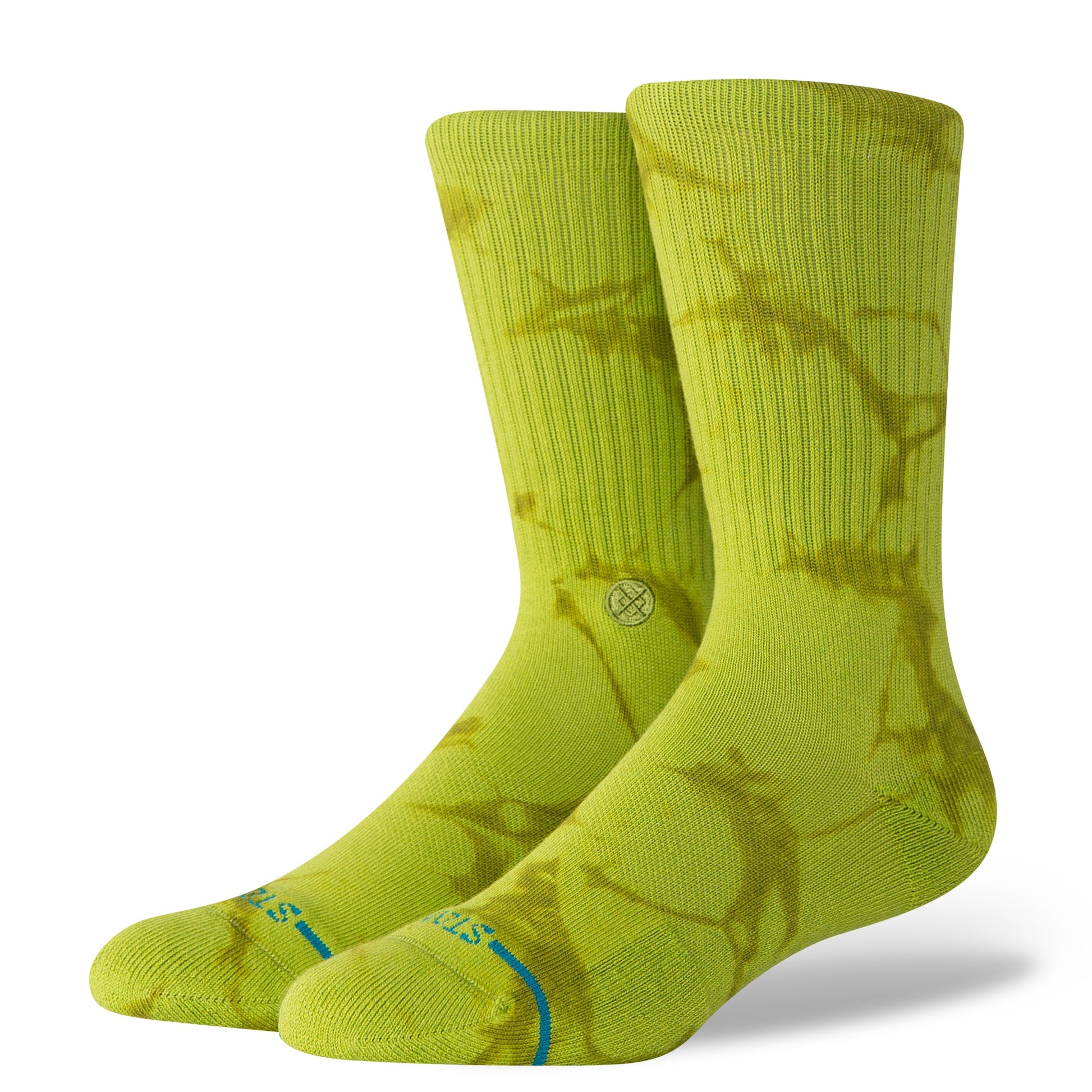 Stance Icon Dye Crew Sock Green