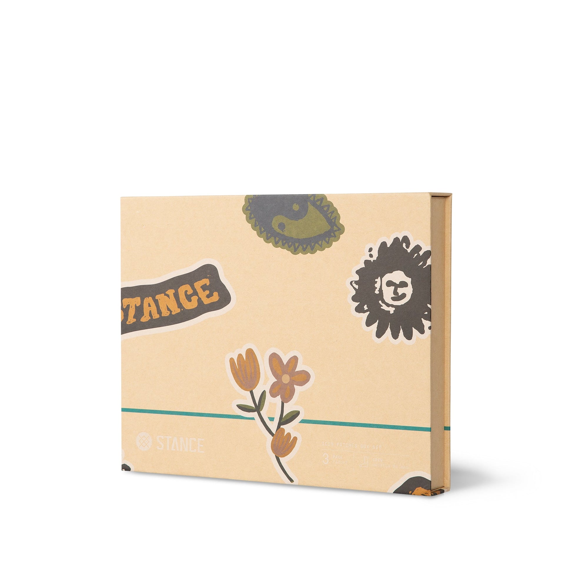 Stance Icon Patches Box Set Sock Dark Royal