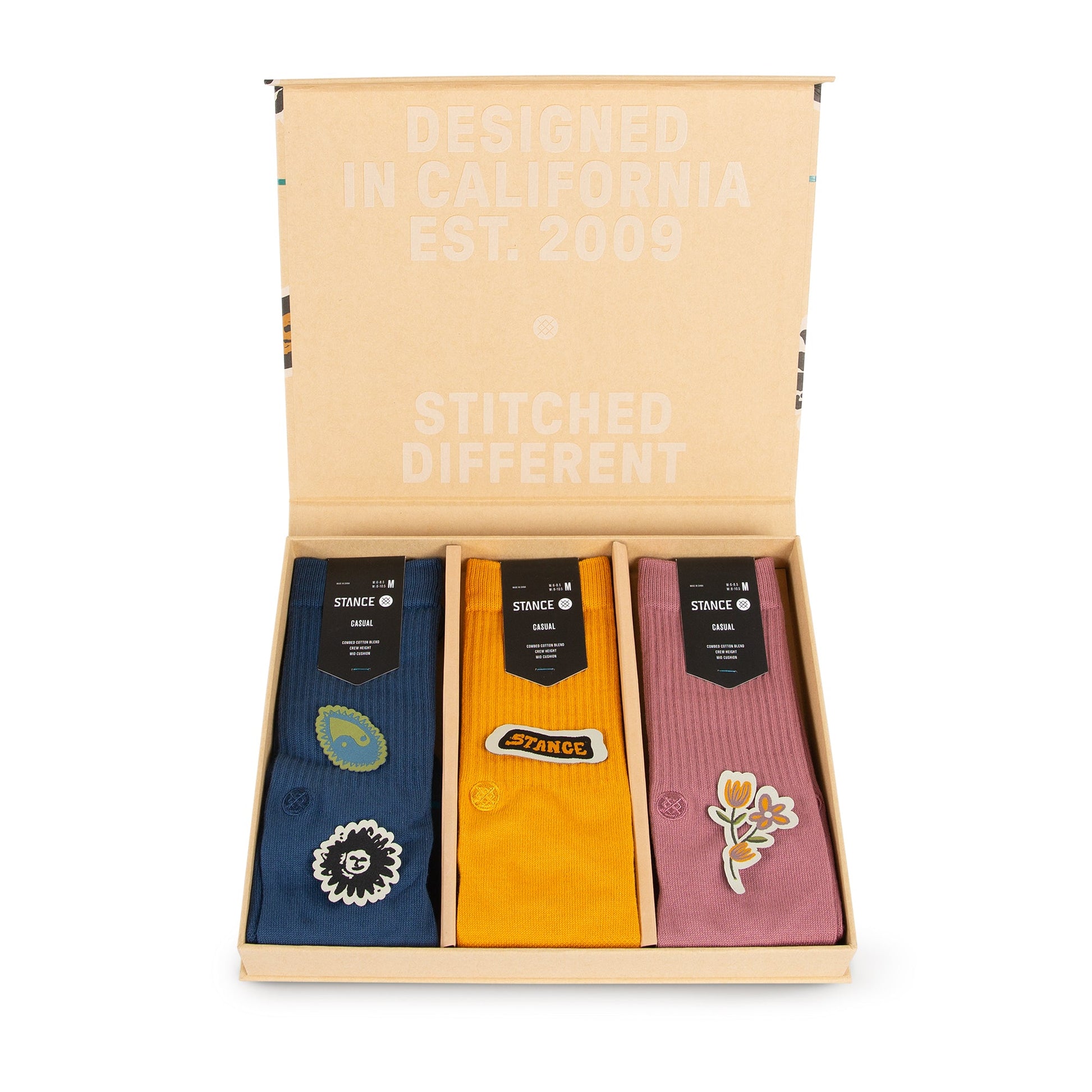 Stance Icon Patches Box Set Sock Dark Royal