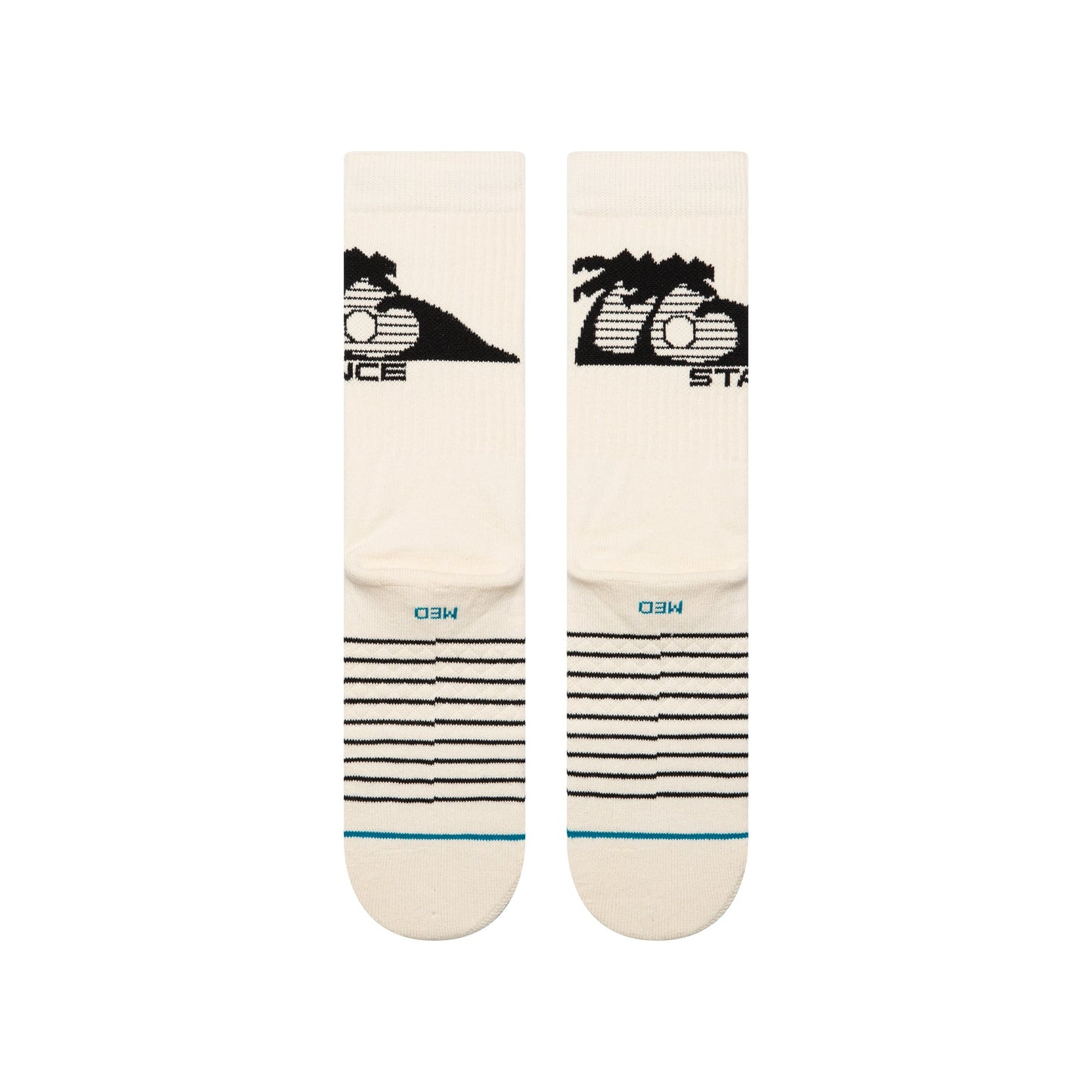 Stance Street Sign Crew Sock Canvas