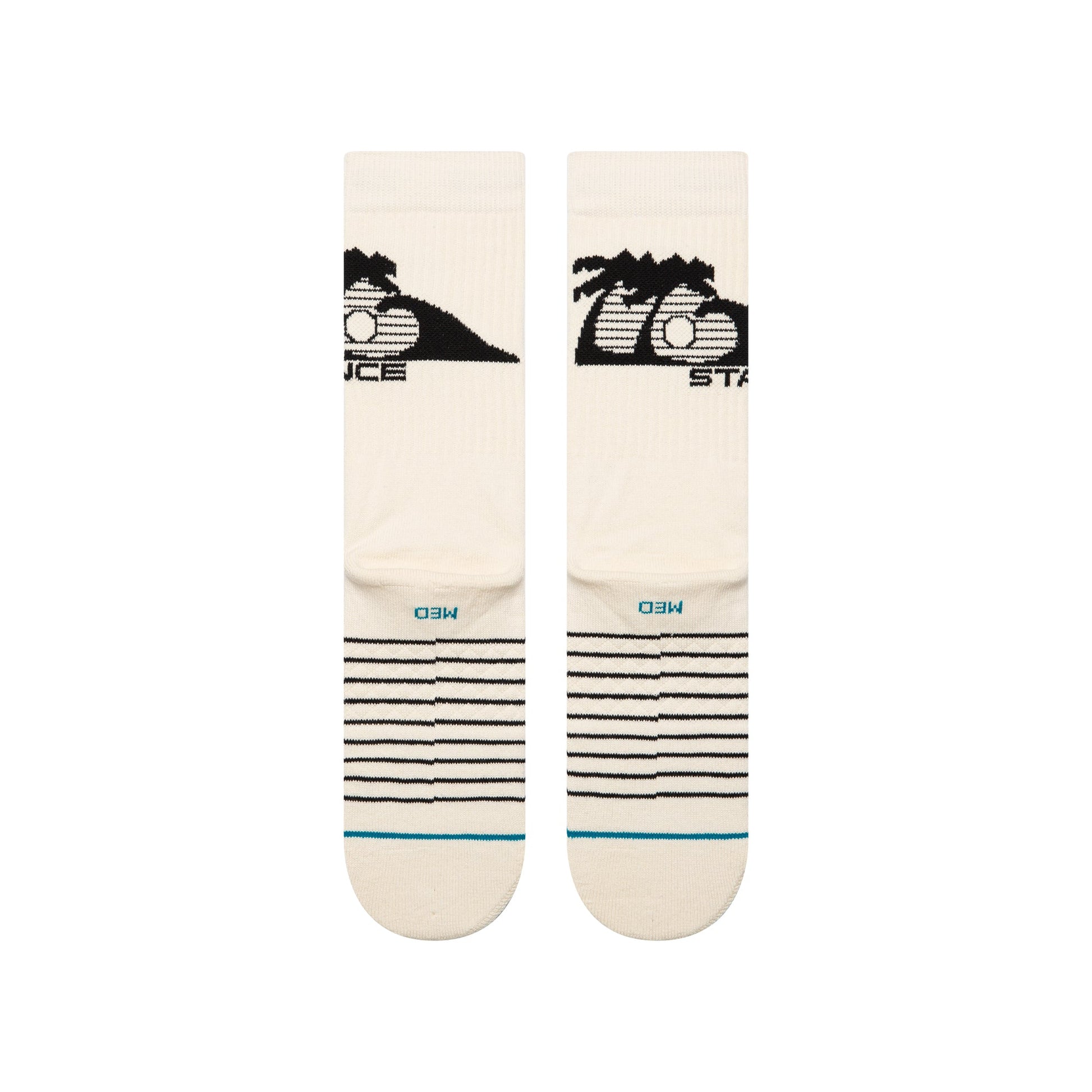 Stance Street Sign Crew Sock Canvas