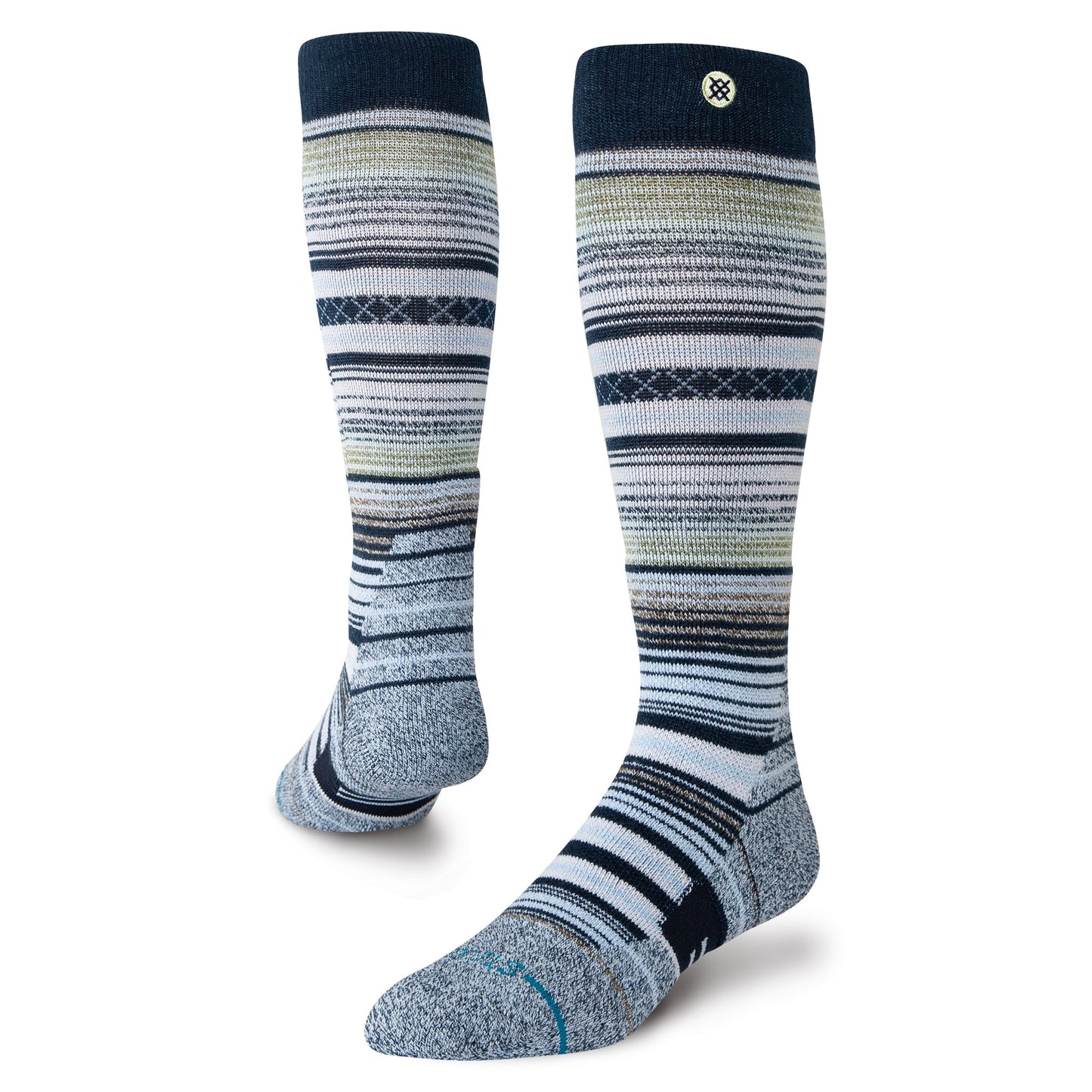 Stance Curren Over The Calf Snow Sock Navy