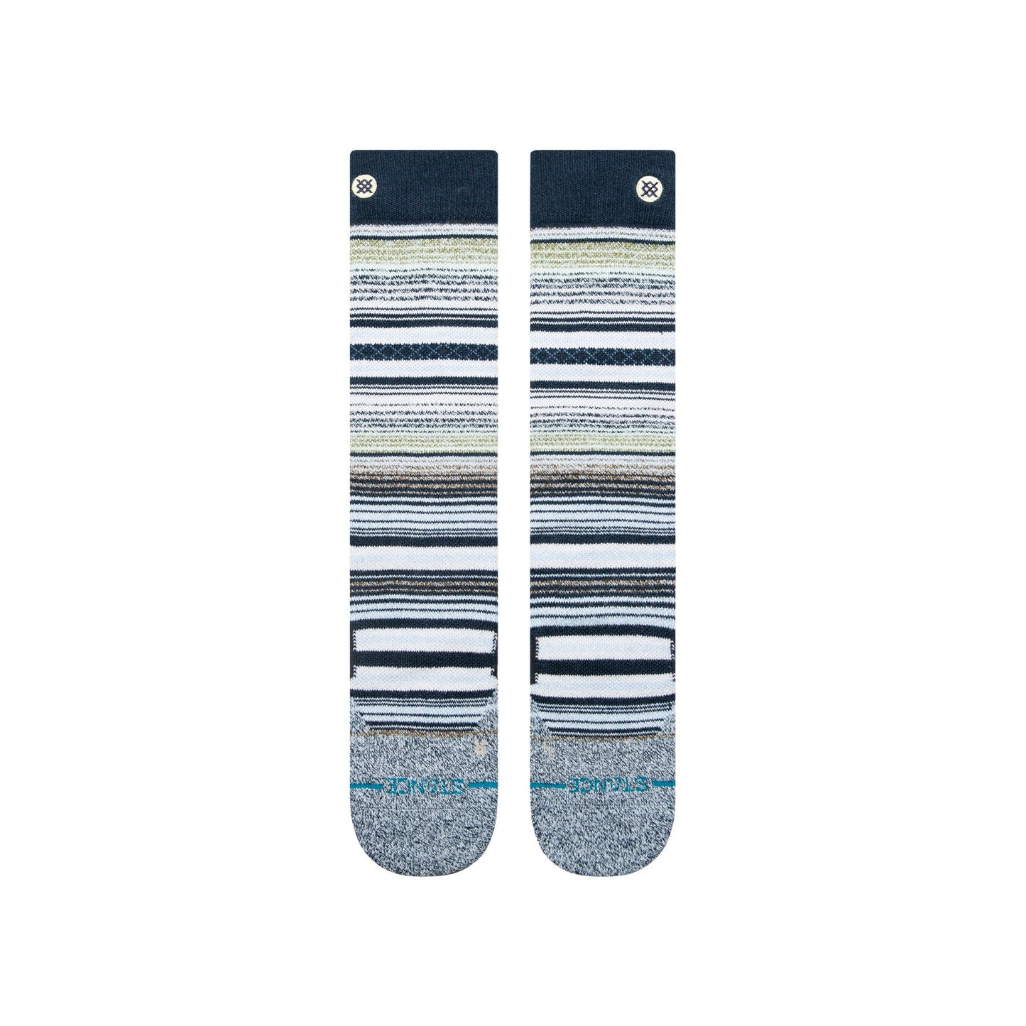 Stance Curren Over The Calf Snow Sock Navy