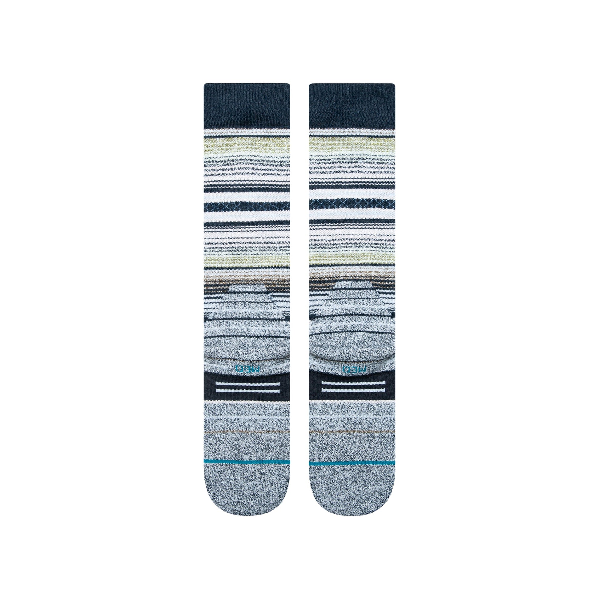 Stance Curren Over The Calf Snow Sock Navy