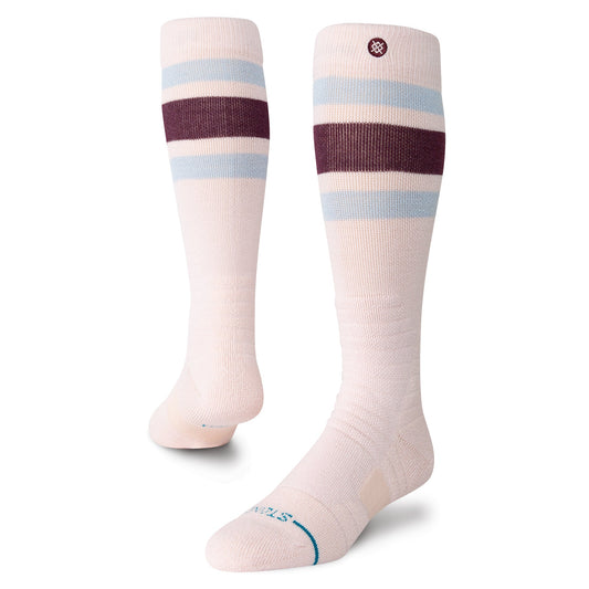Stance Boyd Mid Wool Snow Sock Pink Fade