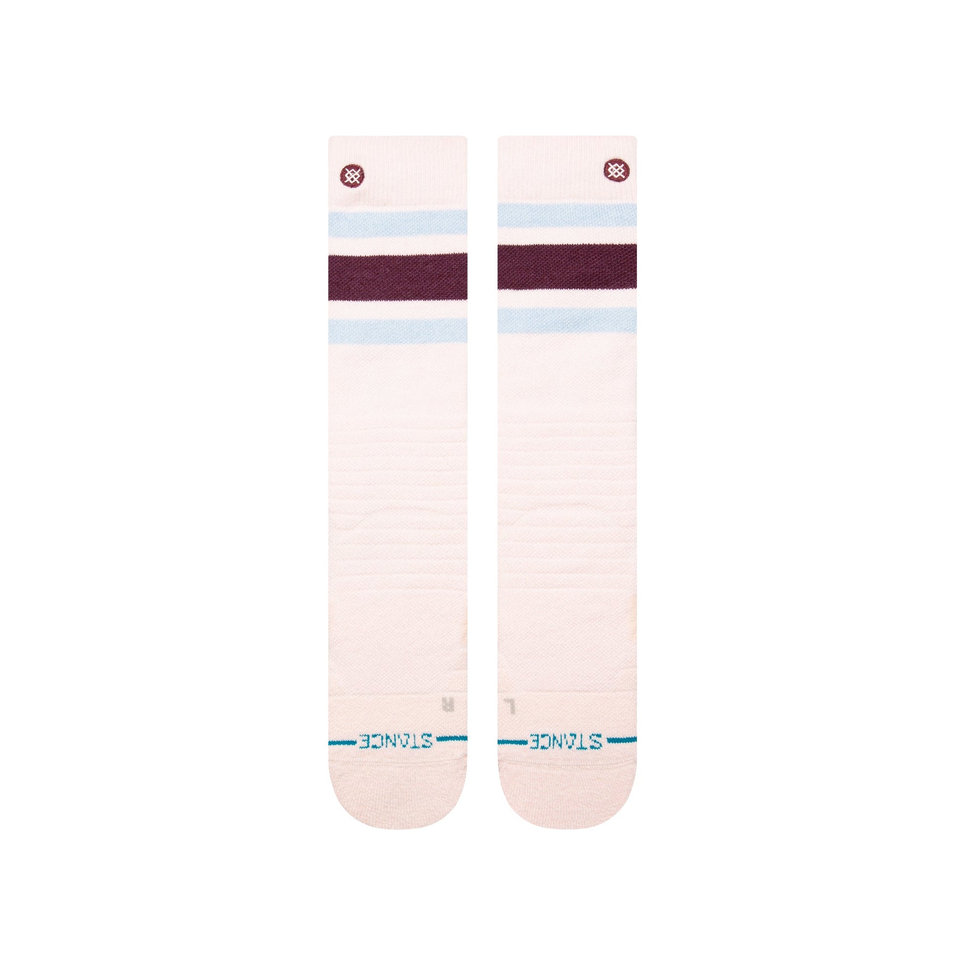 Stance Boyd Mid Wool Snow Sock Pink Fade