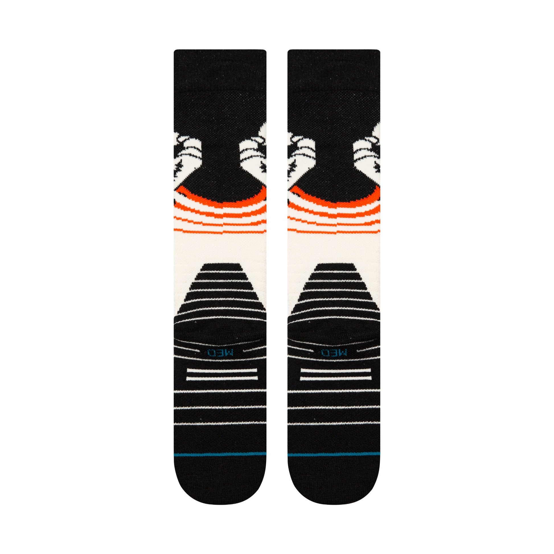 Stance Crab Grab Mid Poly Snow Sock Cream