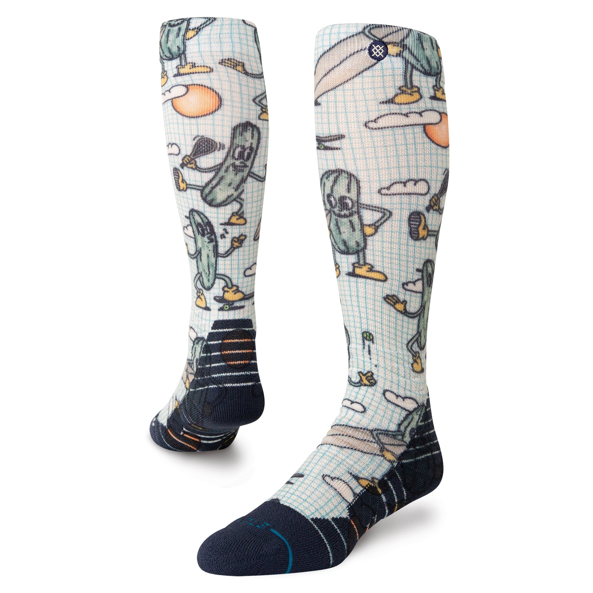 Stance Feeling Pickled Mid Poly Snow Sock Multi
