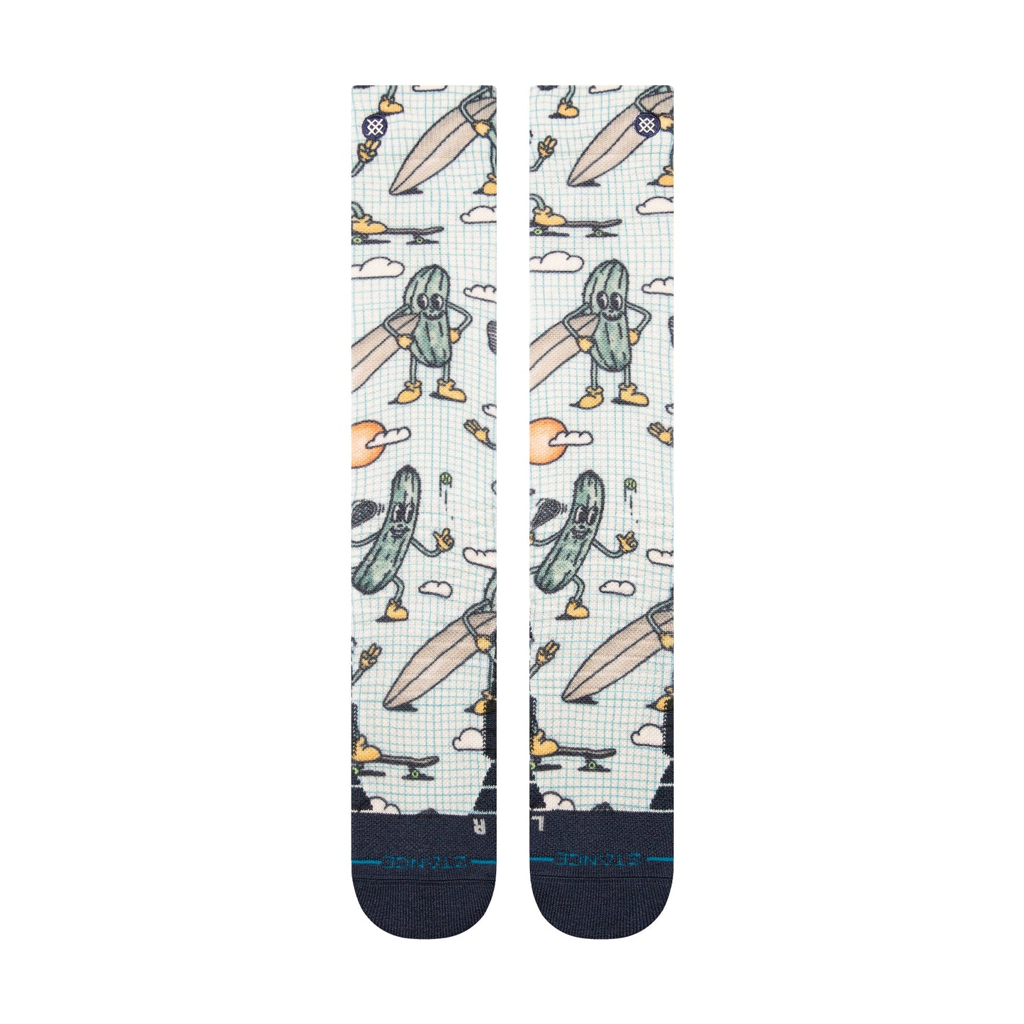 Stance Feeling Pickled Mid Poly Snow Sock Multi
