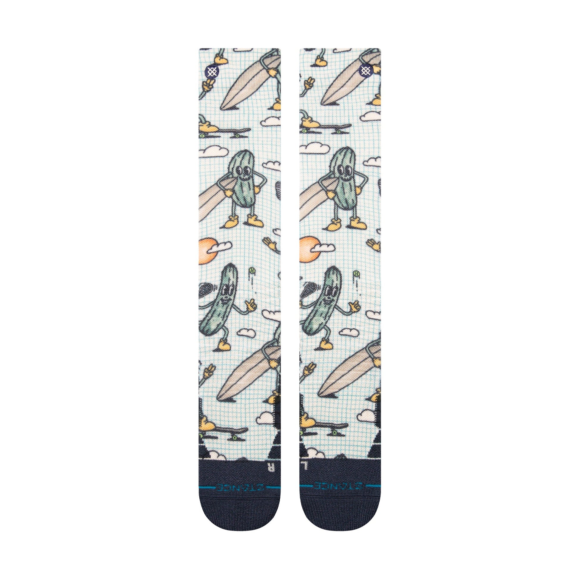 Stance Feeling Pickled Mid Poly Snow Sock Multi