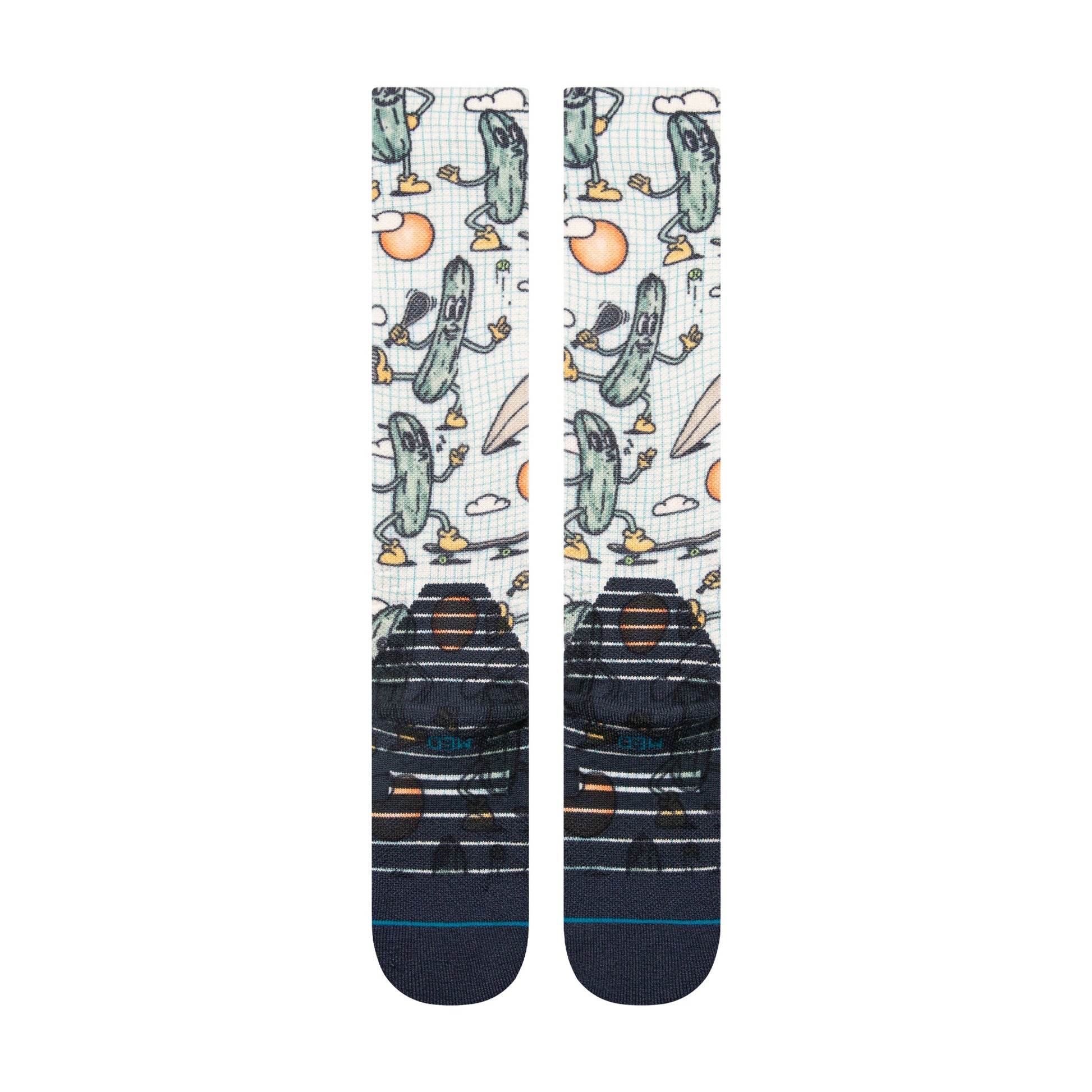 Stance Feeling Pickled Mid Poly Snow Sock Multi