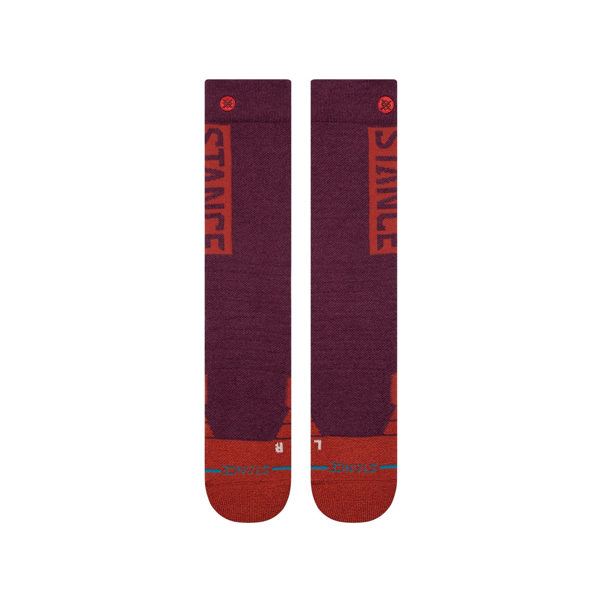 Stance Og Mid Wool Snow Sock Wine