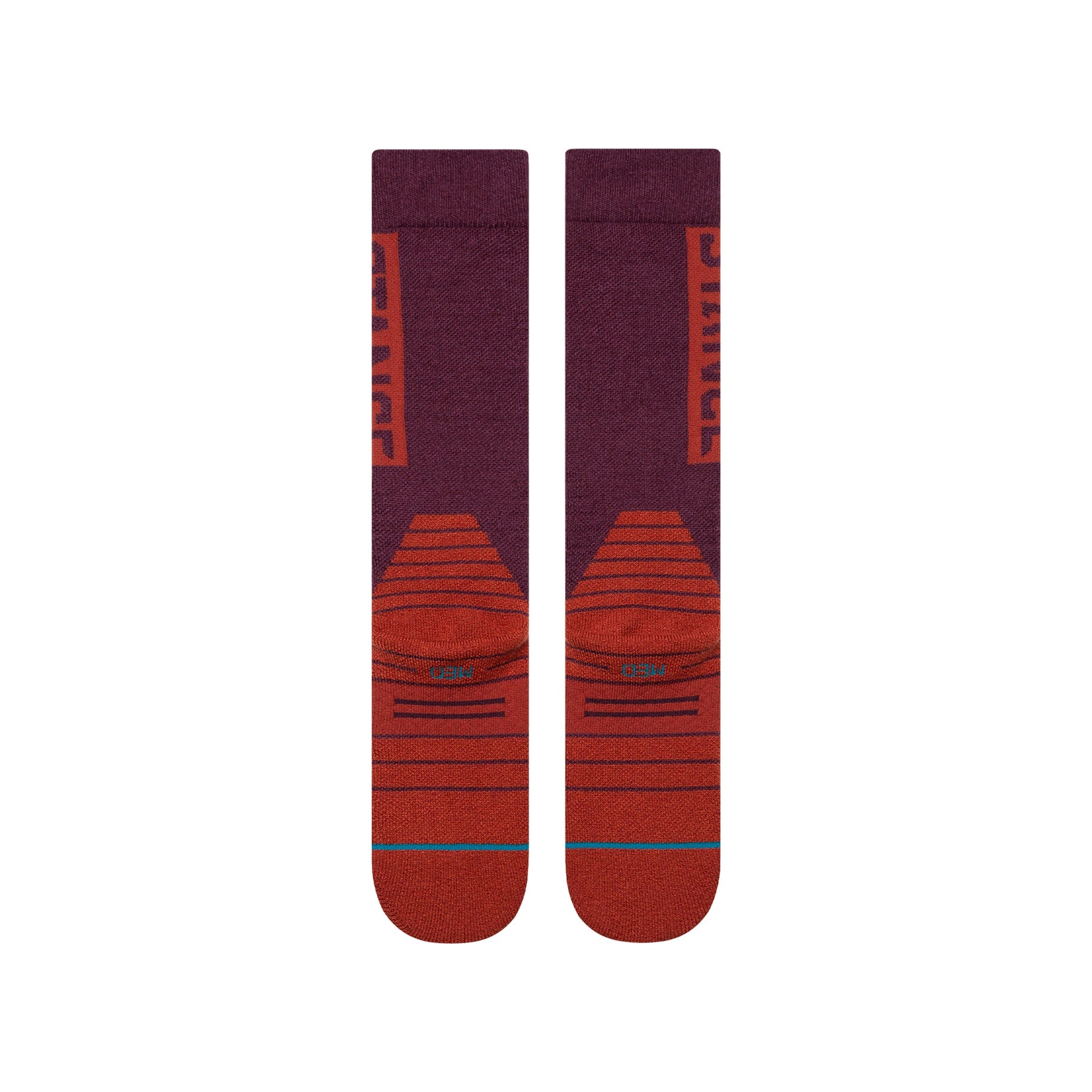 Stance Og Mid Wool Snow Sock Wine