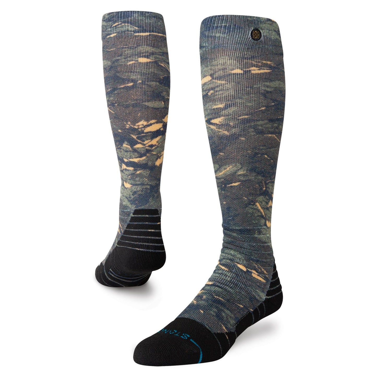 Stance Rompin Mid Poly Snow Sock Camo