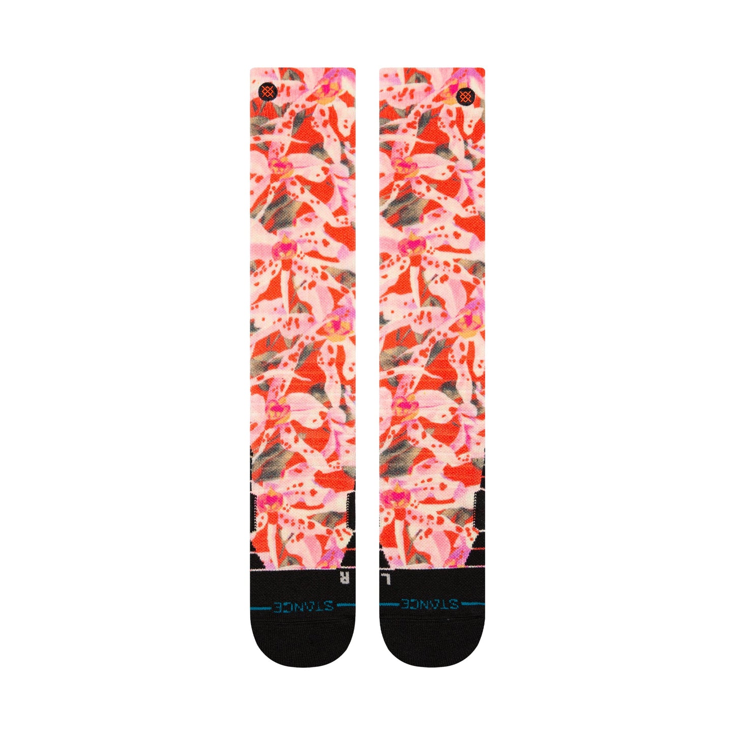 Stance Tubeular Mid Poly Snow Sock Tomato