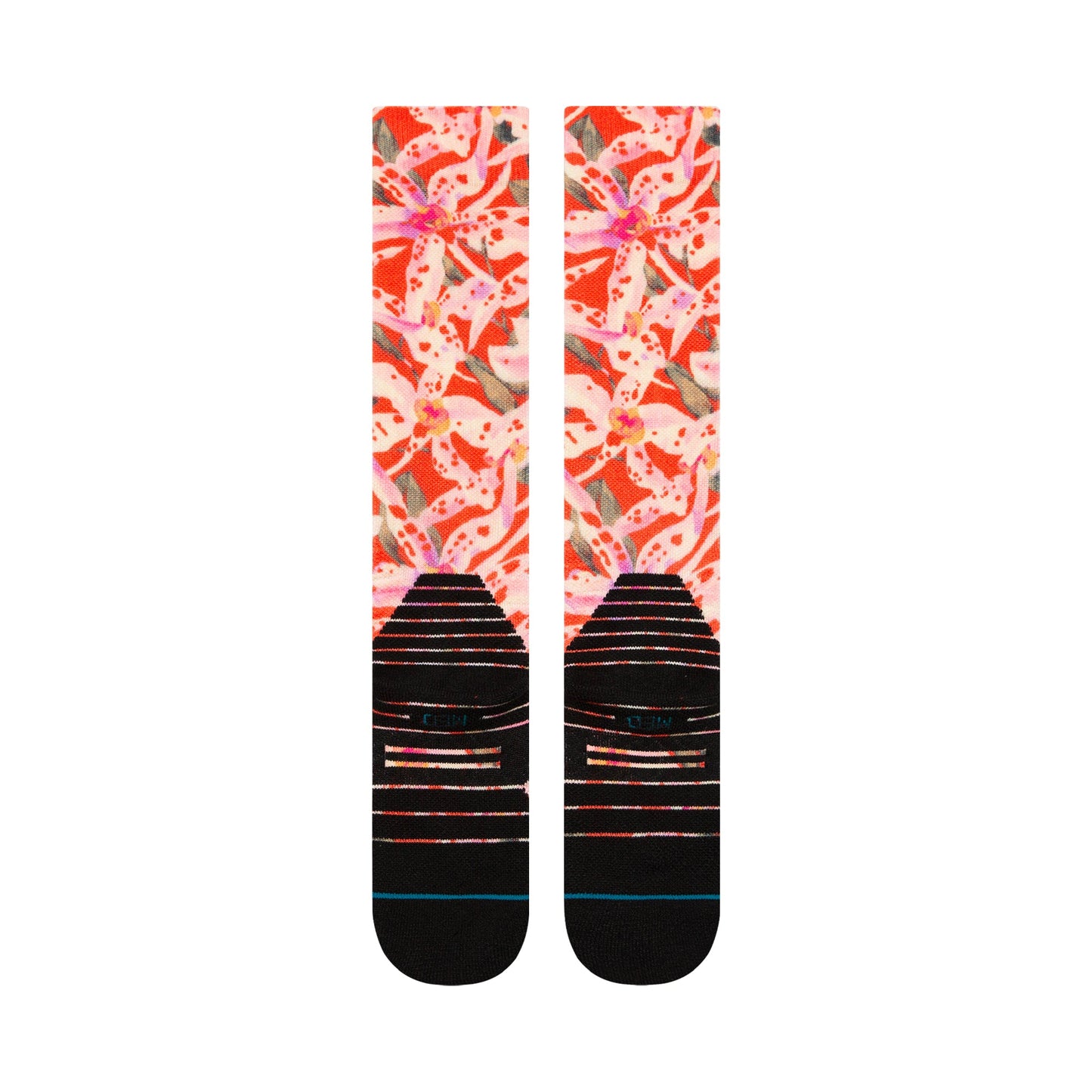 Stance Tubeular Mid Poly Snow Sock Tomato