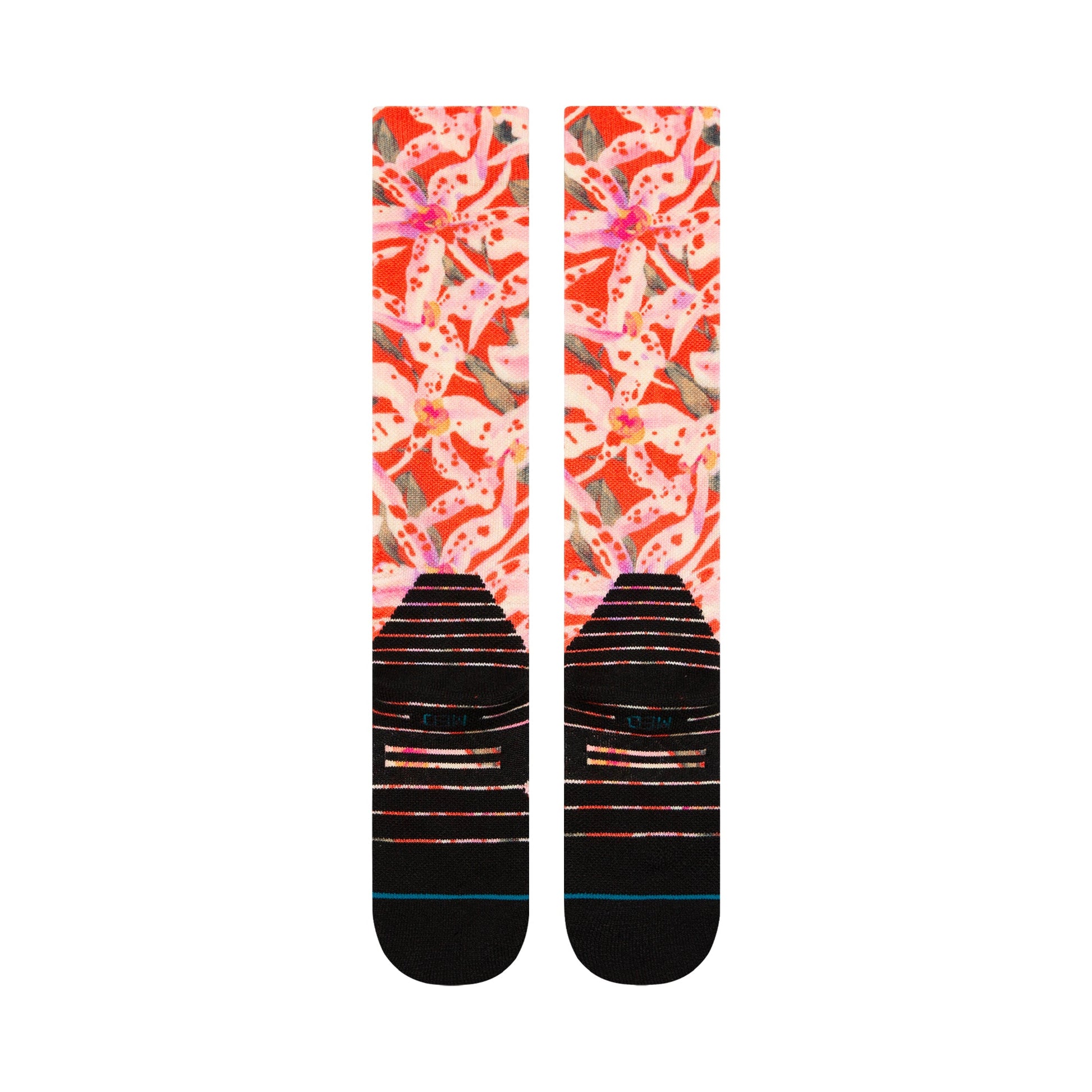 Stance Tubeular Mid Poly Snow Sock Tomato