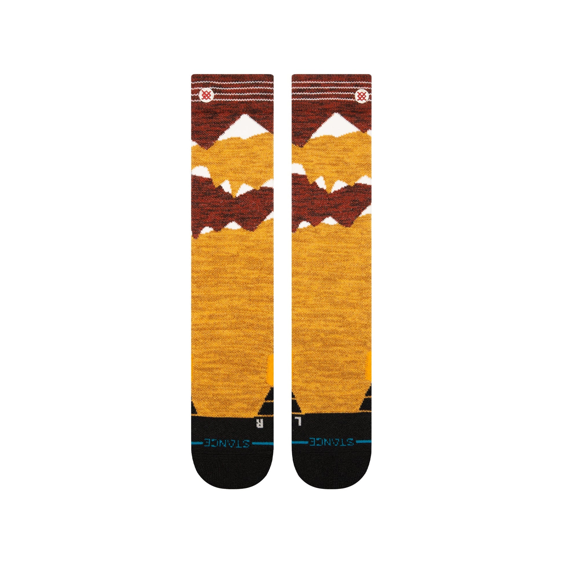 Stance Windy Peaks Mid Wool Snow Sock Gold