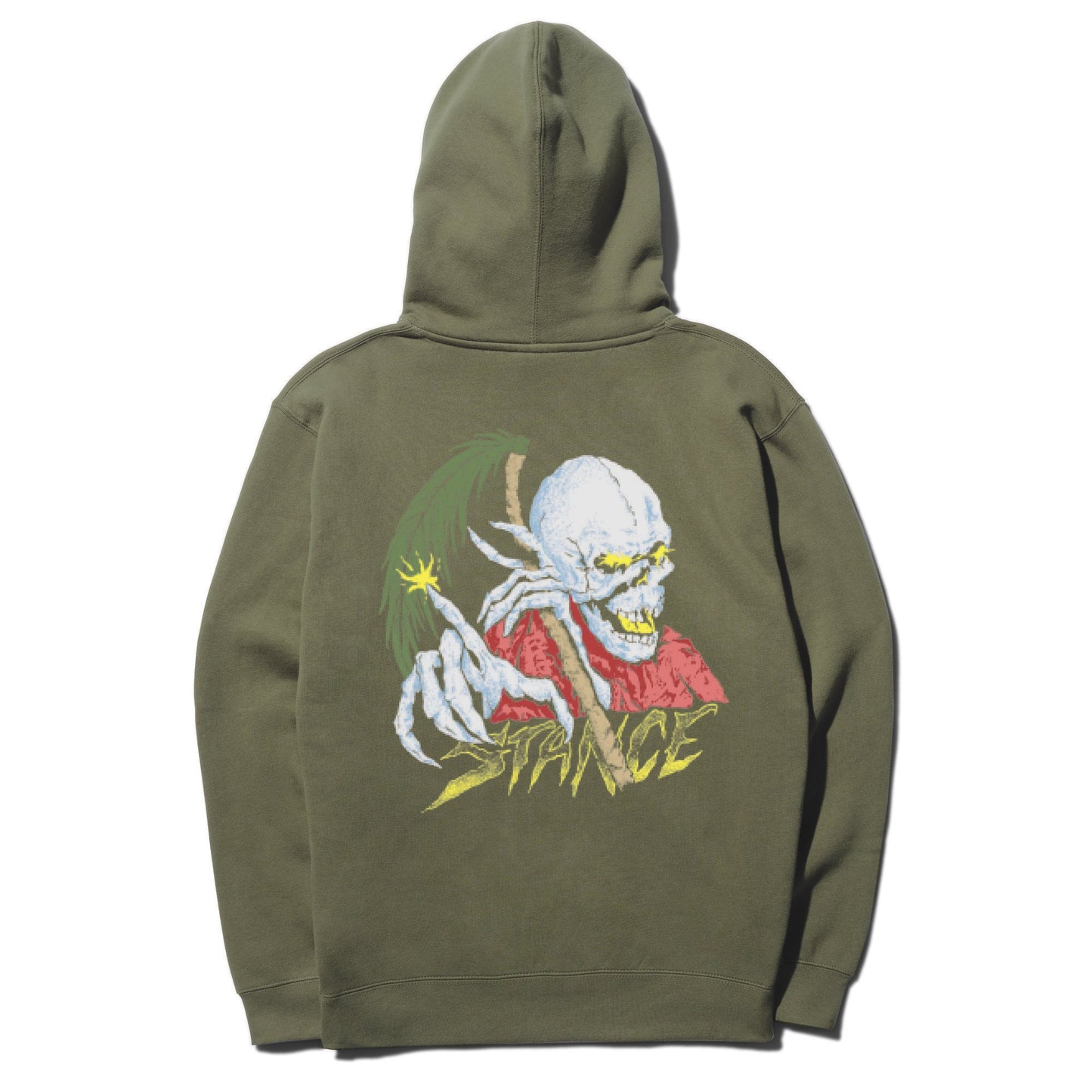 Stance Palm Slayer Hoodie Army |model