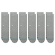 Stance Icon Crew Sock 6 Pack Grey Heather