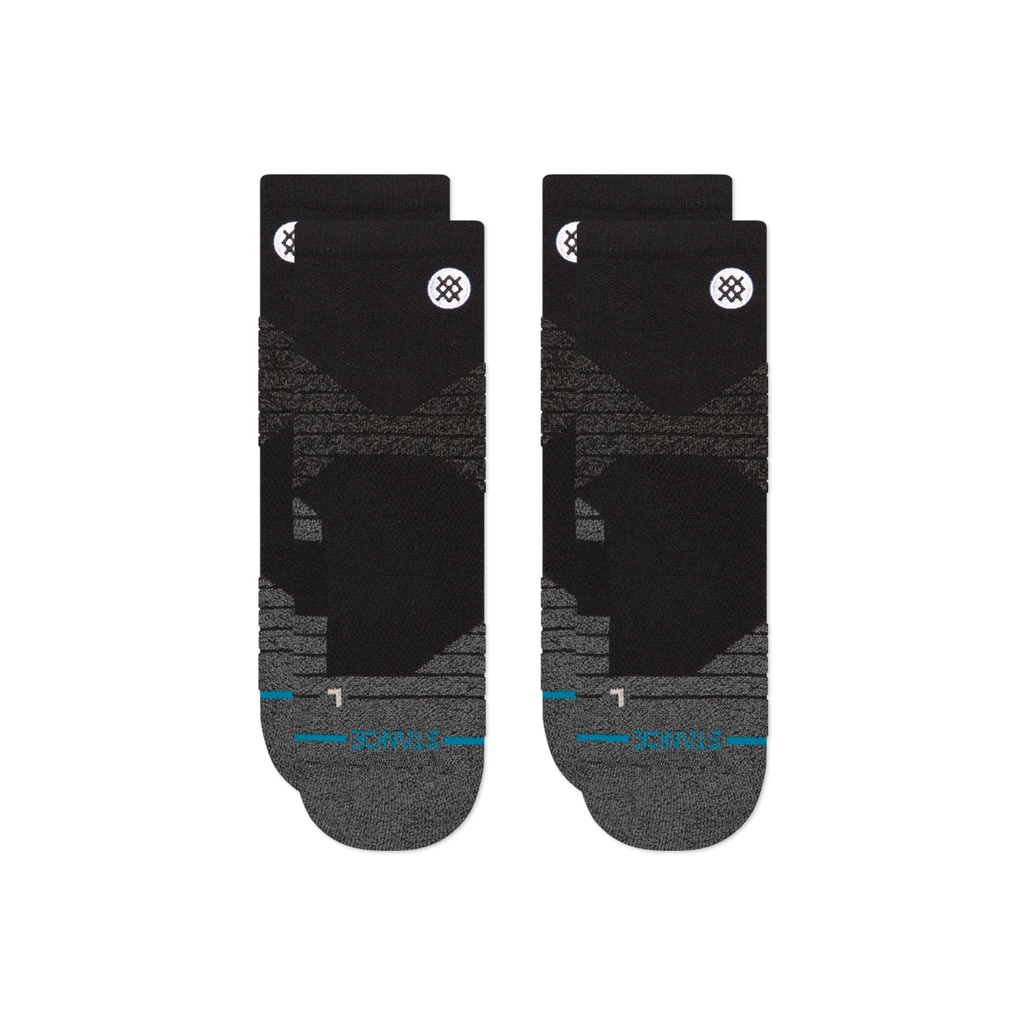 Stance Icon Sport Quarter Sock 2 Pack Black