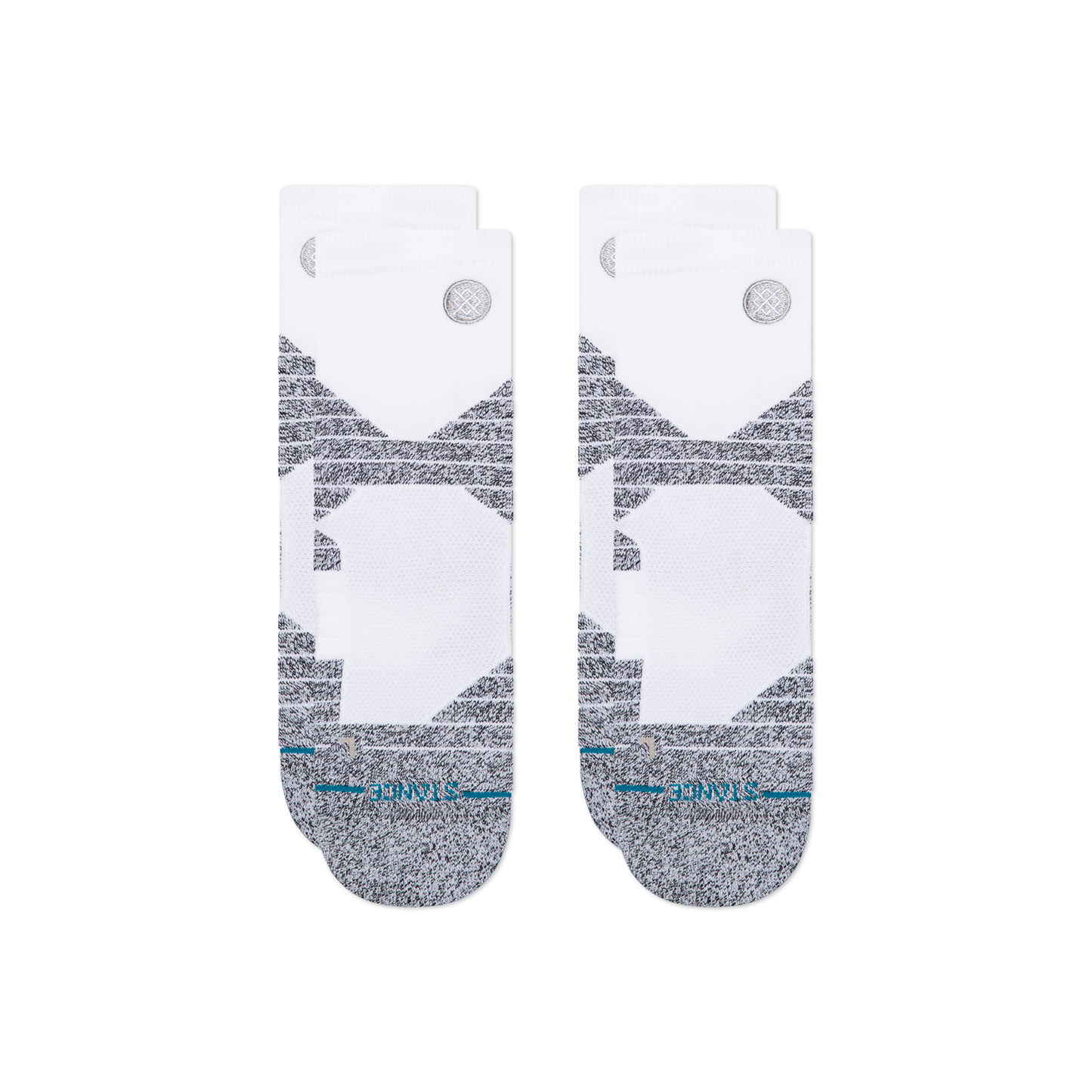 Stance Icon Sport Quarter Sock 2 Pack White