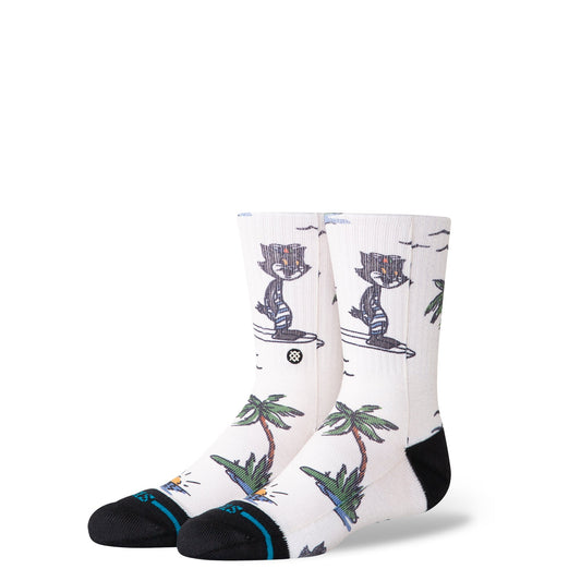 Stance Kool Kats Kids Crew Sock Canvas